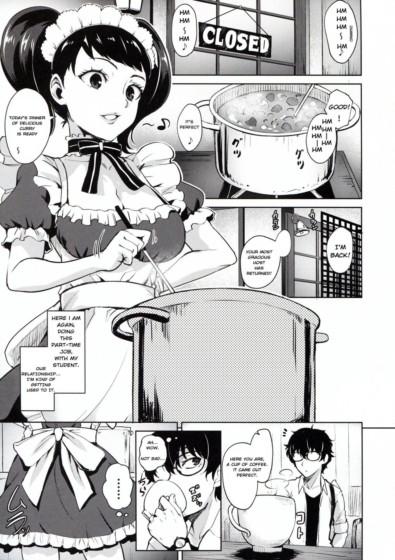 (C94) [割れ目 (こっぺ)] 川上の前では節制できない説 (ペルソナ5) [英訳]