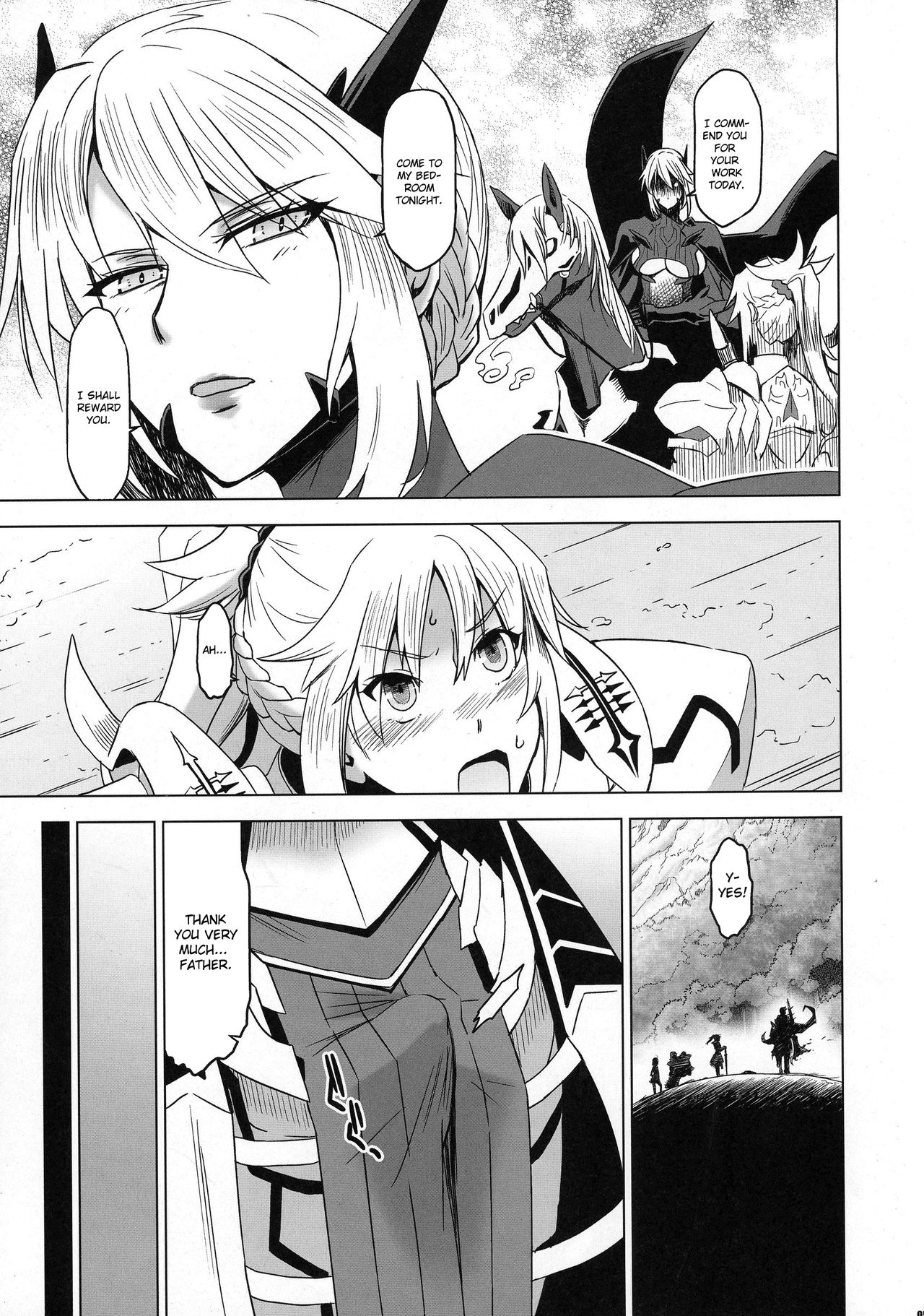 (ふたけっと13) [HGH (HG茶川)] HGUC#09 我が麗しき父への××× (Fate/Grand Order) [英訳]