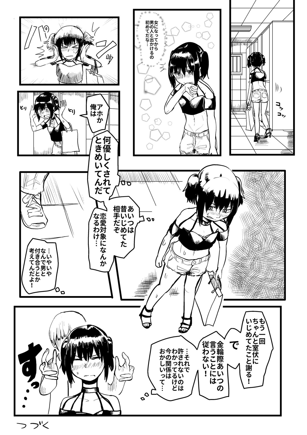 [葉月] いじめっ子がTSして仕返しされる漫画