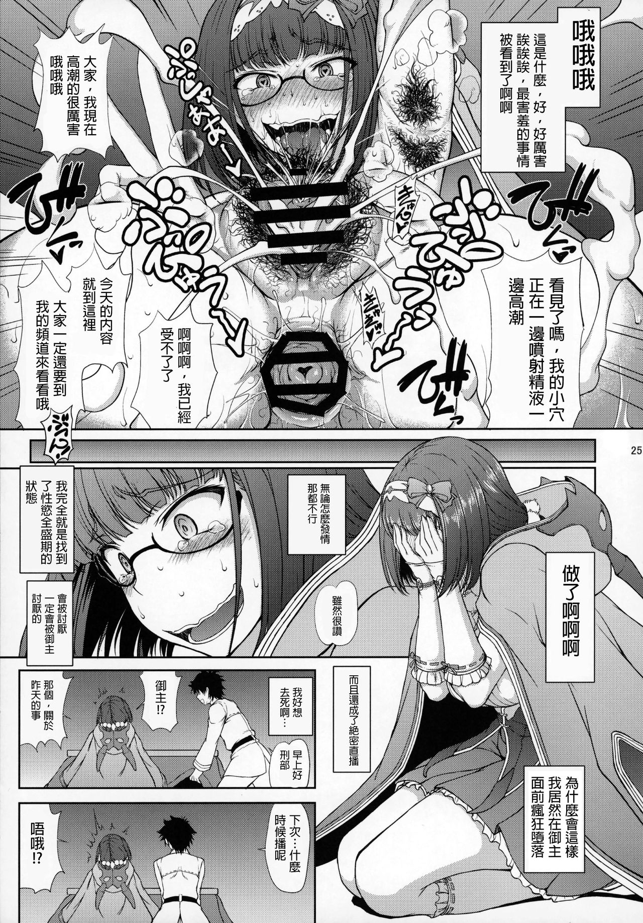 (COMIC1☆13) [眞嶋堂 (まとう)] 純情へたれなどスケベ姫の発情配信 (Fate/Grand Order) [中国翻訳]