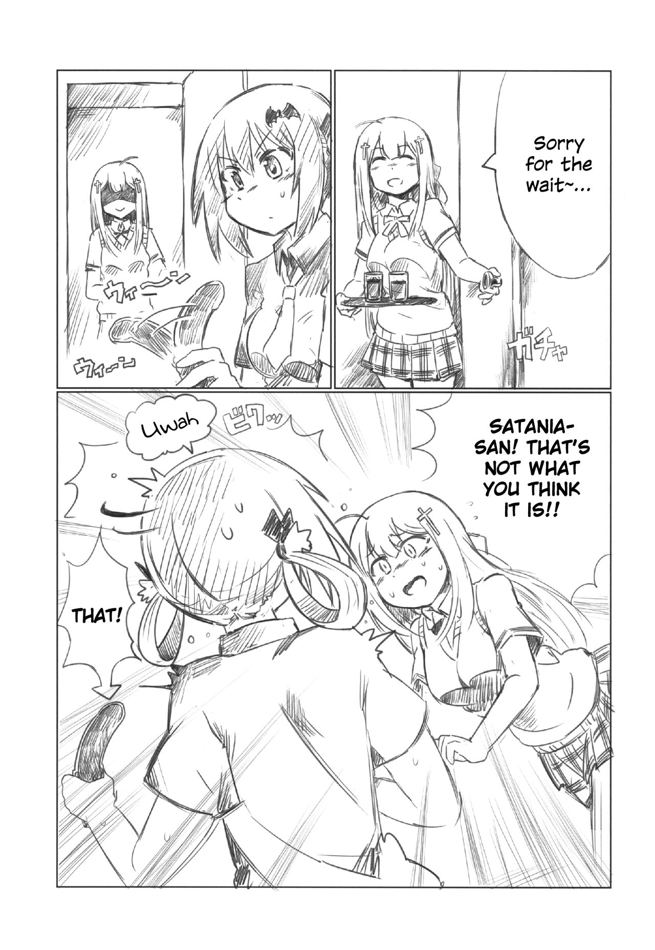 (C92) [おきし団 (おきし)] あぁサターニャさん、私はもうたまりません！！ (ガヴリールドロップアウト) [英訳]