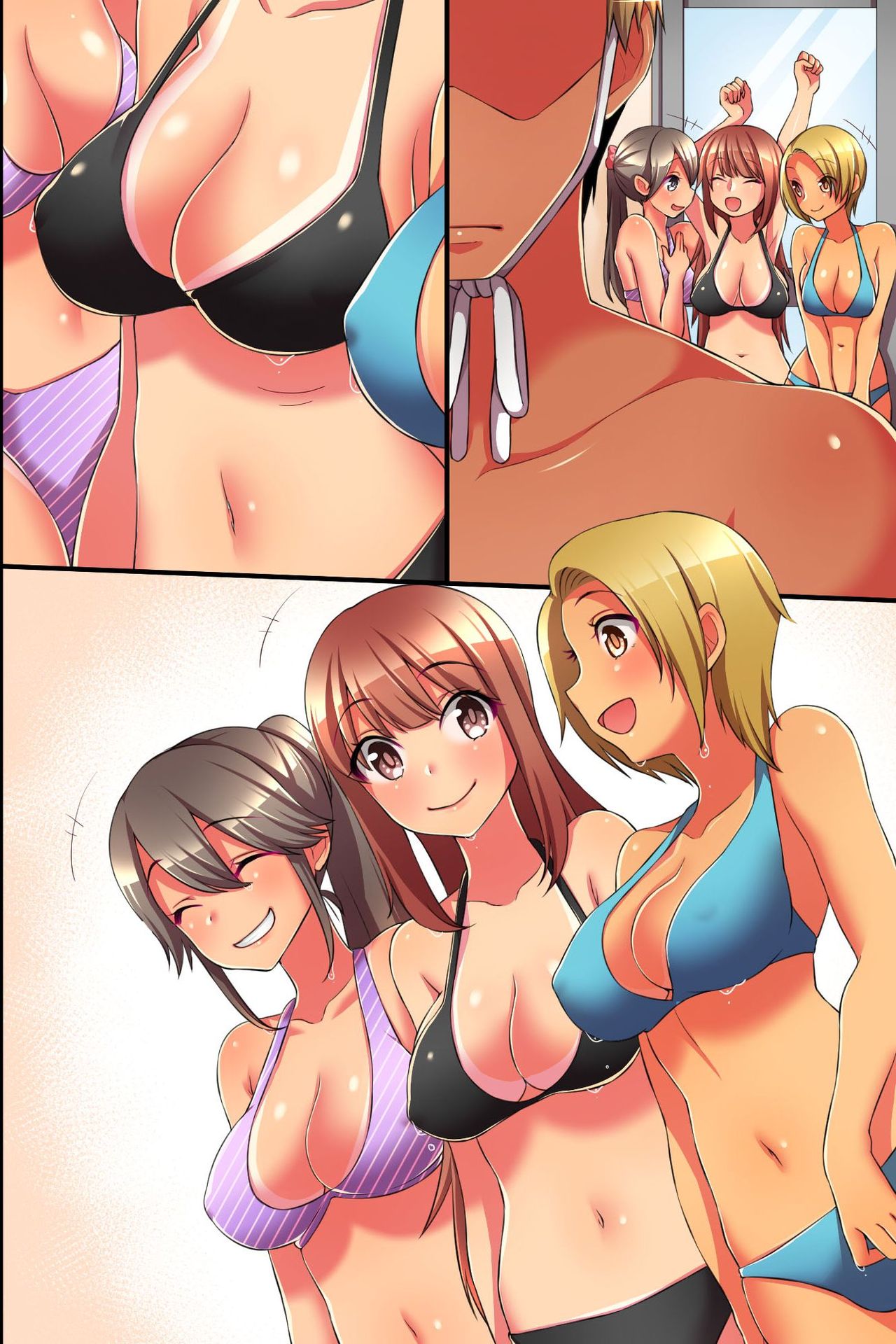 [MC] 誰も俺に気づかない！？水着美女をヤリたい放題、好き放題！