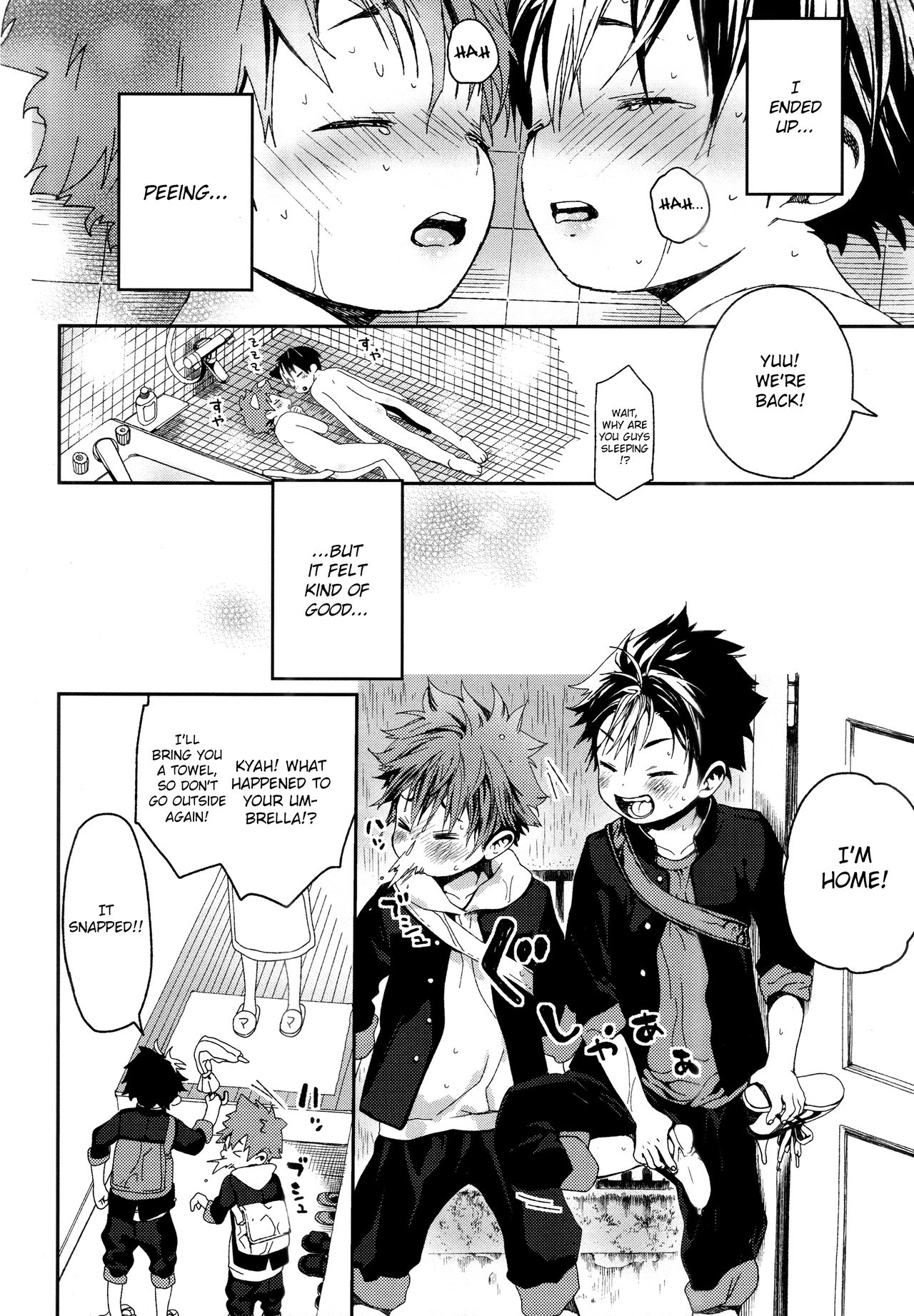 (RTS!!9) [Sサイズ (しなちく)] のやっさんとお風呂の時間。 (ハイキュー!!) [英訳]
