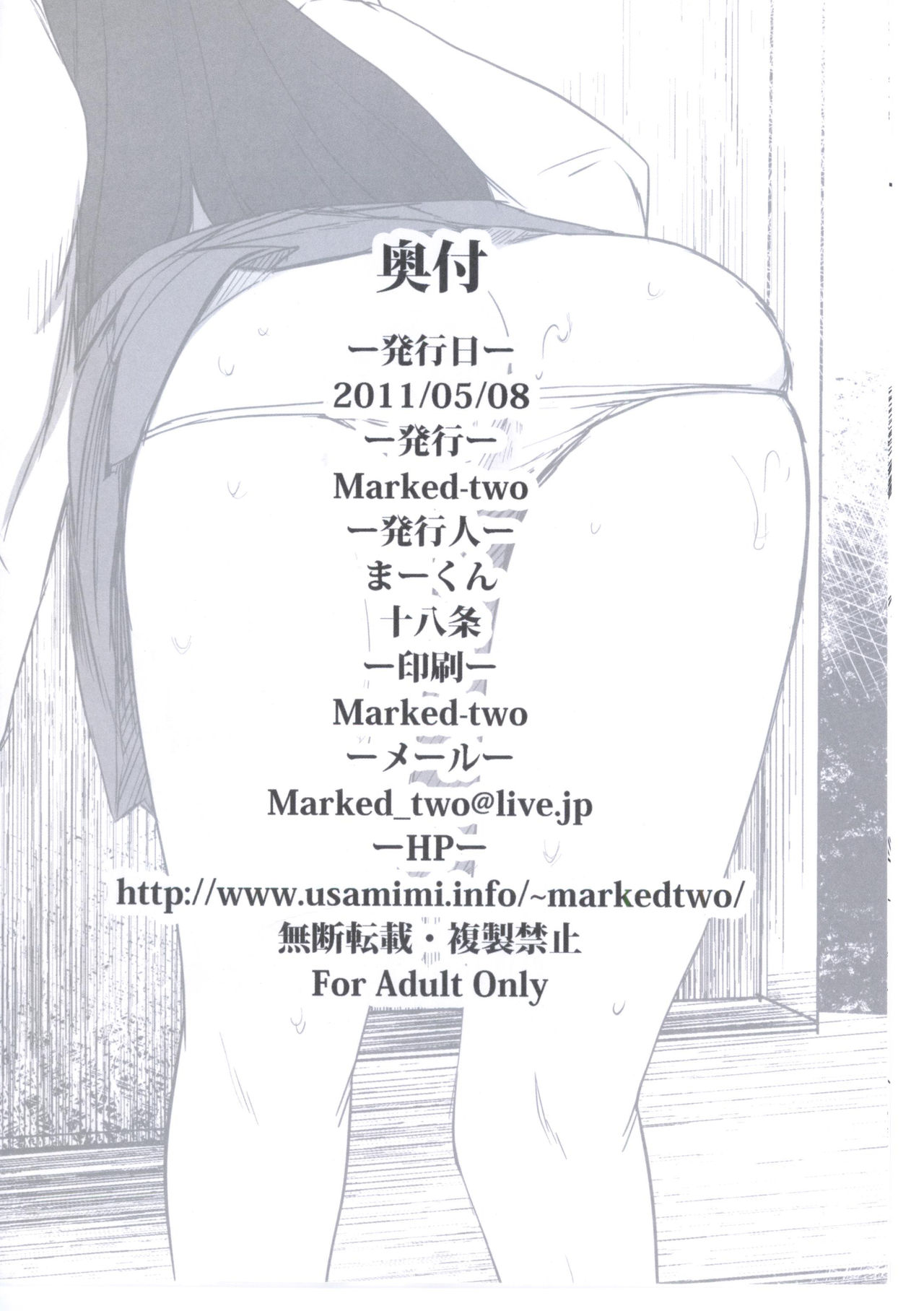 (例大祭8) [Marked-two (まーくん)] Marked-two -code:1- (東方Project) [中国翻訳]