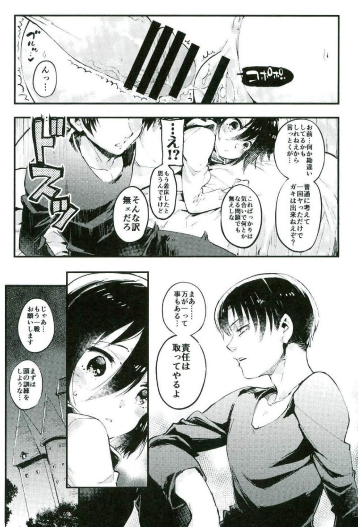 (C91) [おんじれ (たみー)] アッカーマン家の明るい家族計画 (進撃の巨人)