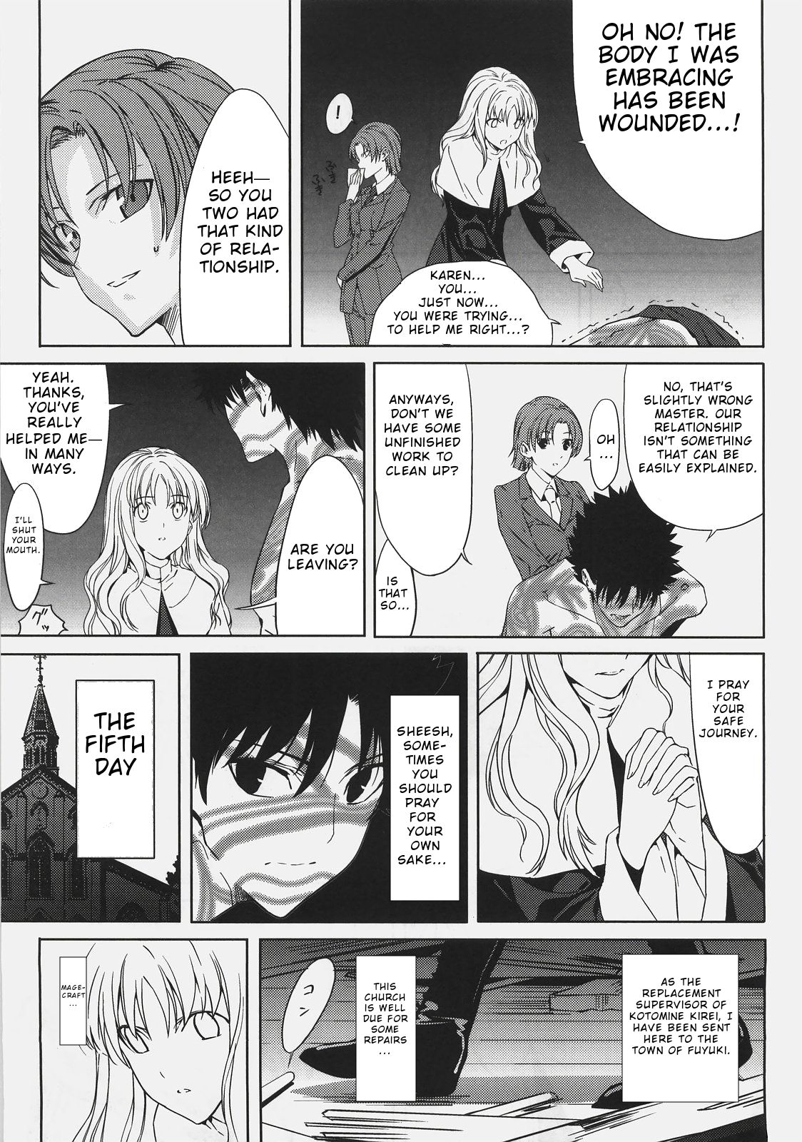(C72) [森井さんとこの (森井しづき)] そうだ教会に逃げよう (Fate/hollow ataraxia) [英訳]