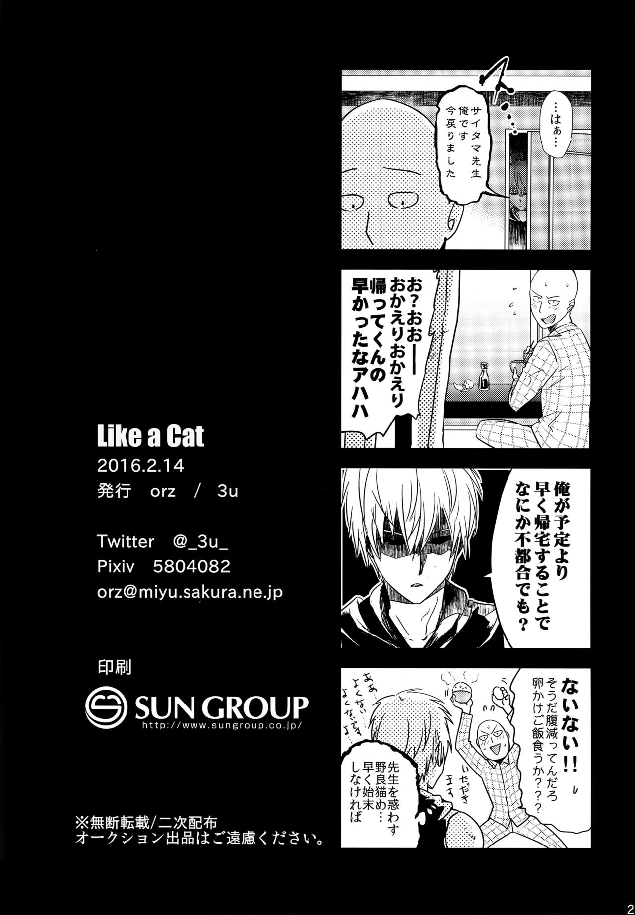 [orz (3u)] Like a Cat (ワンパンマン)