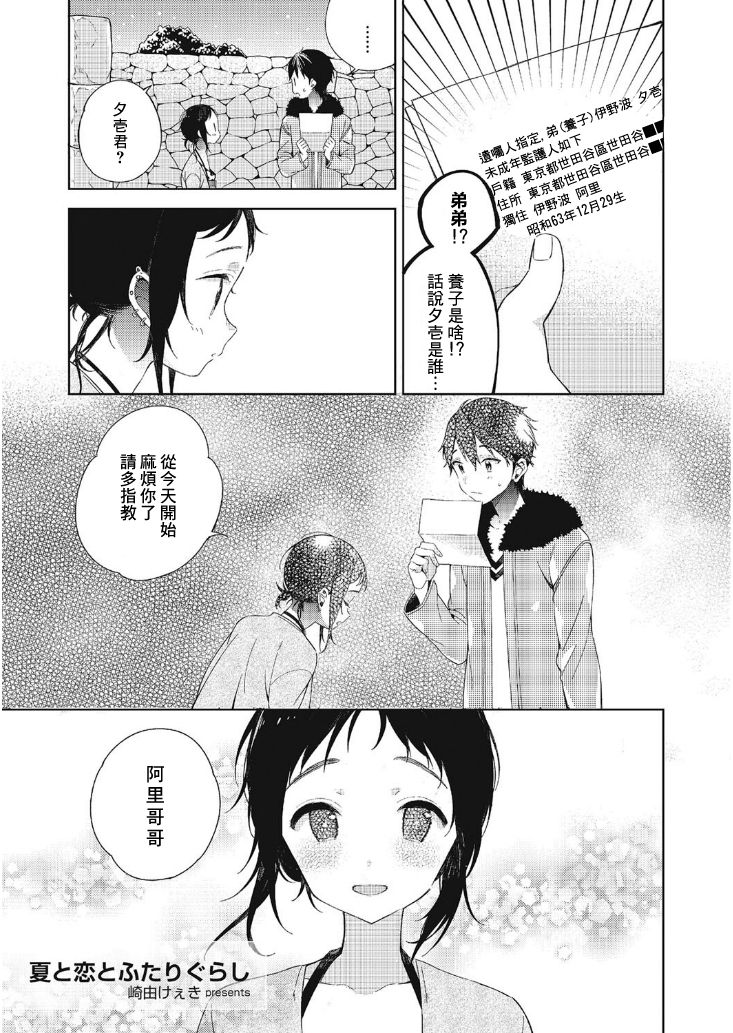 [崎由けぇき] 夏と恋とふたりぐらし (たまぼた) [中国翻訳] [DL版]