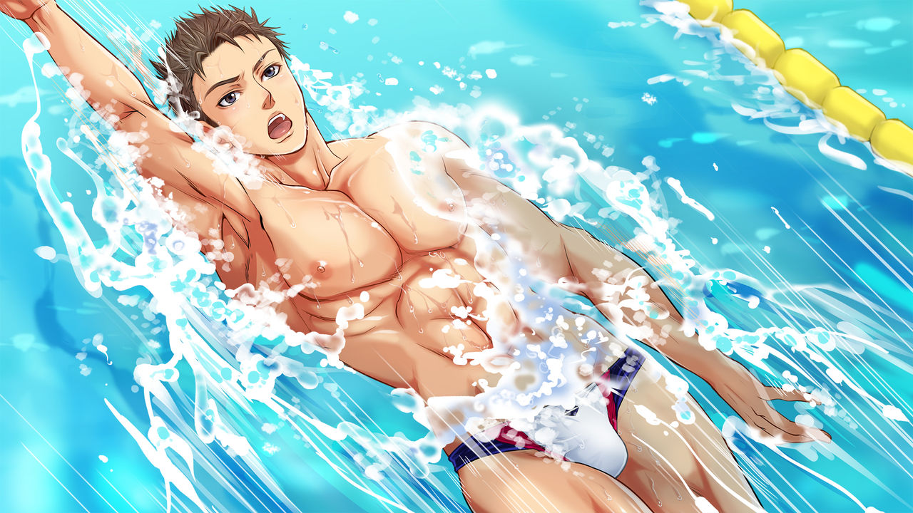 [くろむつ (黒田陸奥)] Swimmer