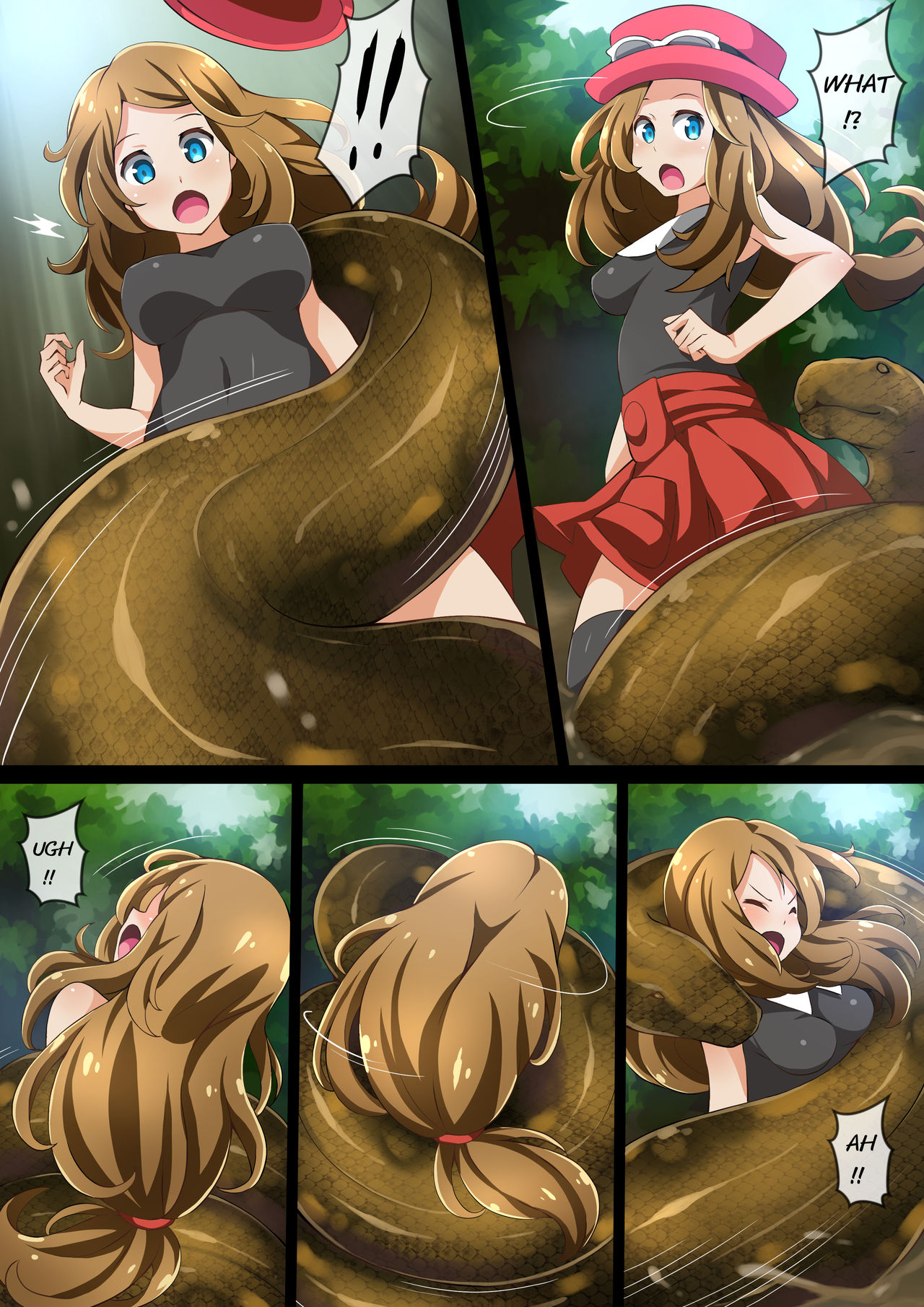 [Mist Night (Arniro)] Hell Of Swallowed Serena VS Anaconda (ポケットモンスター)