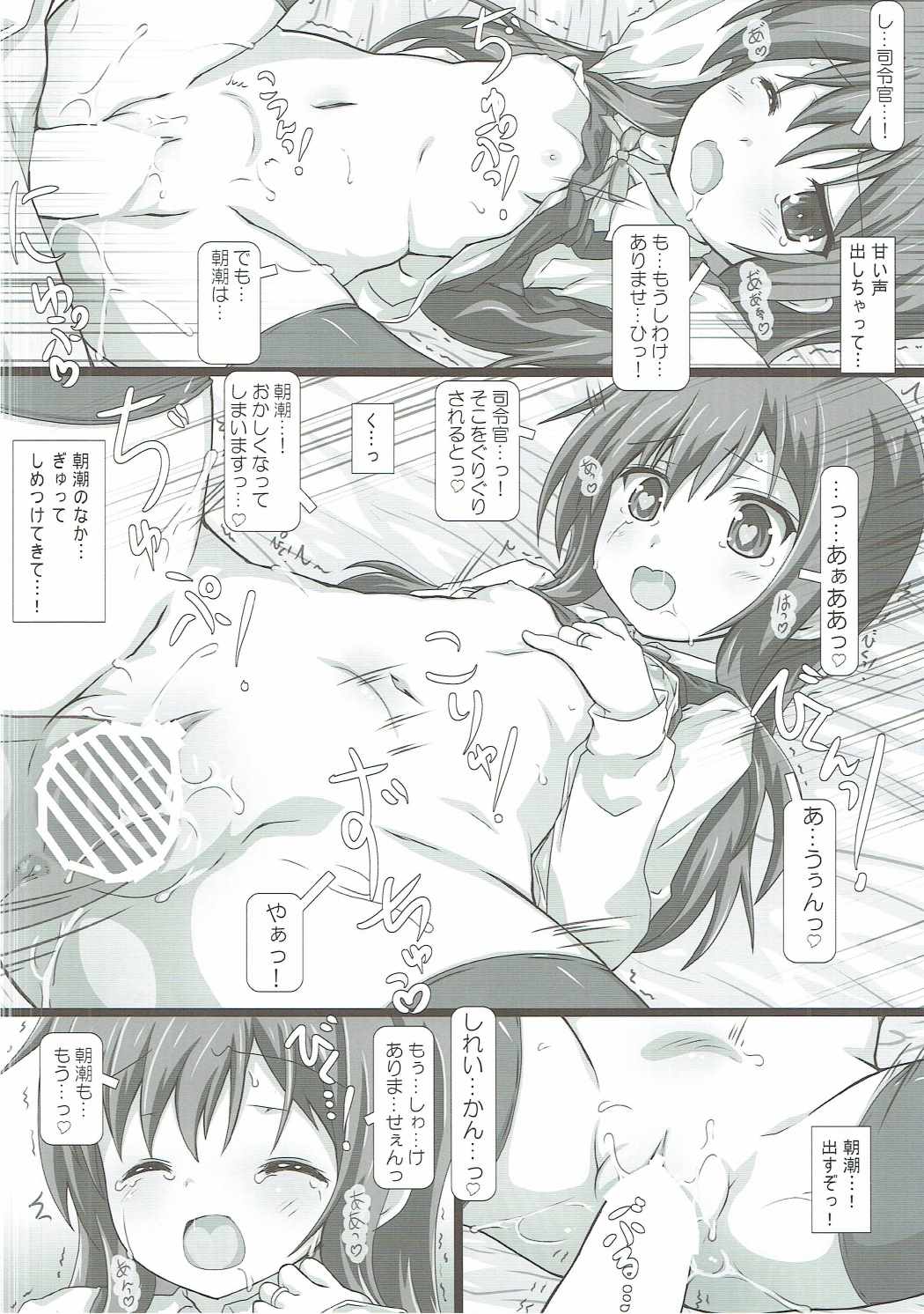 (C91) [てすた厨房 (てすた)] 朝潮ちゃんとはじめての夜戦 (艦隊これくしょん -艦これ-)