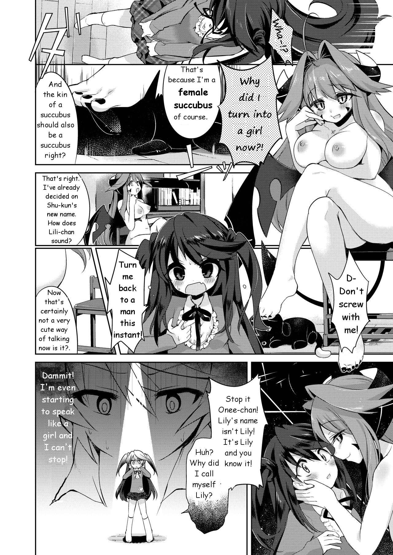 [TSFのF (栗餅ちづる)] 僕はサキュバス? [英訳]