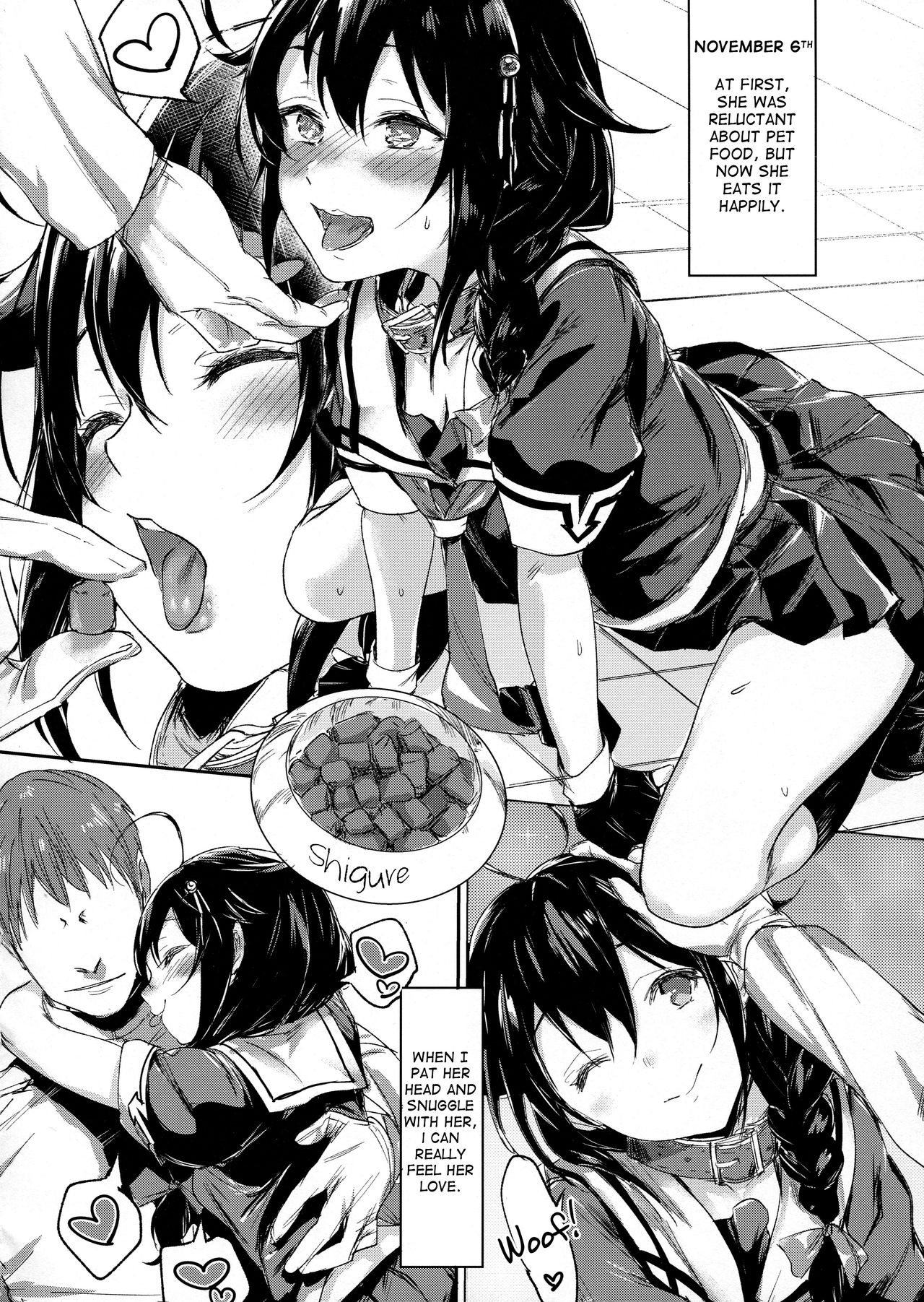 (C91) [焼きトマホークステーキ (焼きトマト)] うちのわんこの調教日誌 (艦隊これくしょん -艦これ-) [英訳]