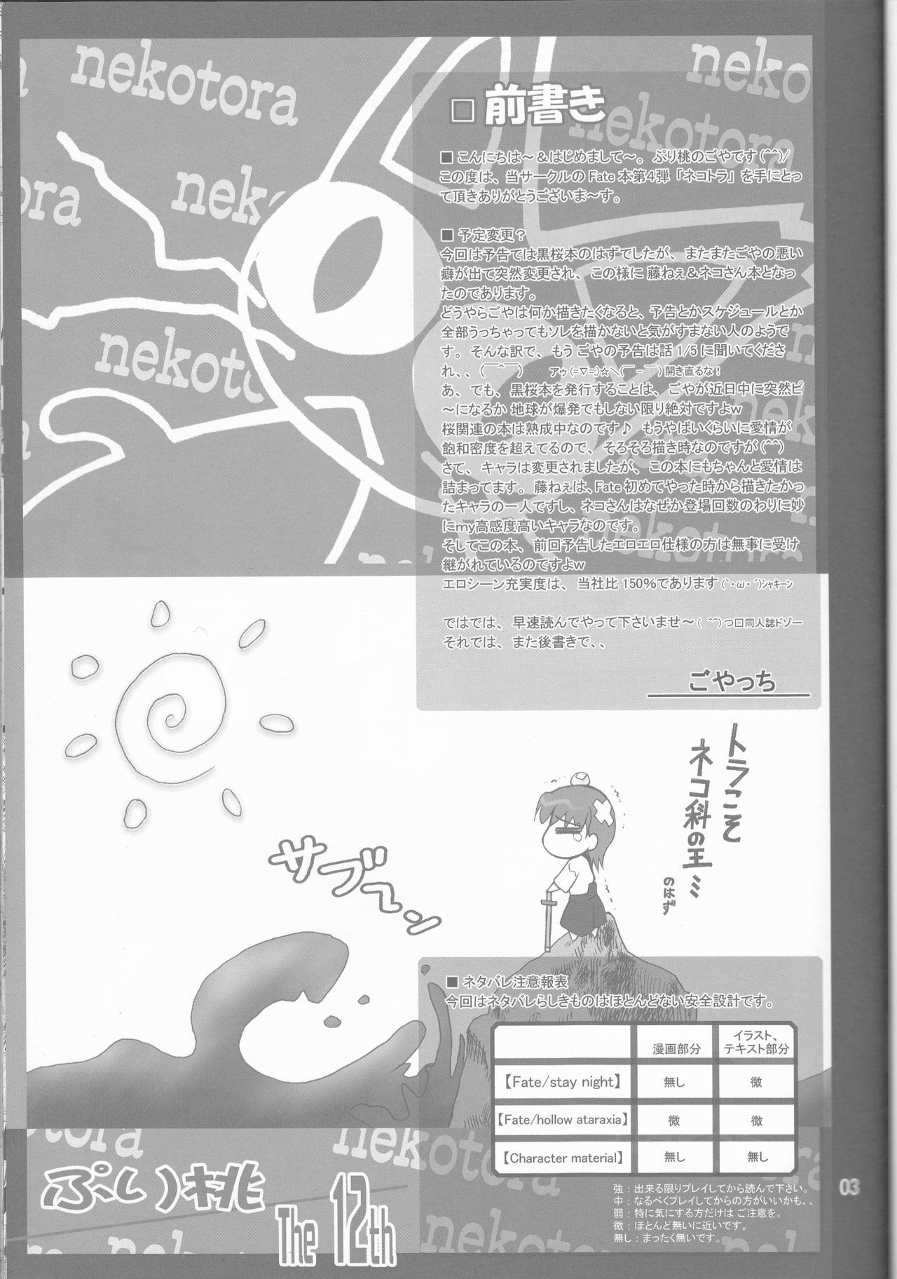 (COMIC1) [ぷり桃 (ごやっち)] ネコトラ -ネコ科のお姉さんは好きですか?- (Fate/stay night)
