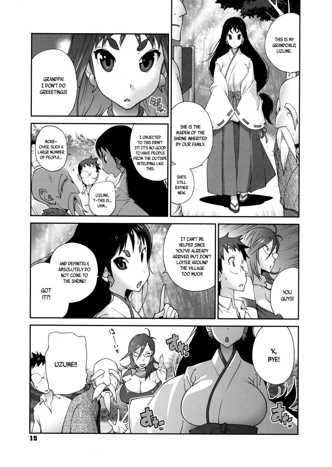 [琴義弓介] 百華乳乱 ～UZUME～ 第0-4話 [英訳]