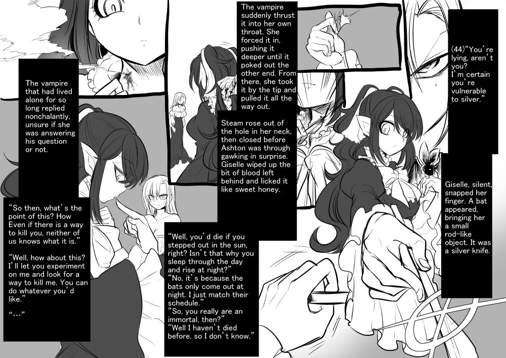 [孝至] 美少女ヴァンパイアに母乳ドリンクバーにされる話 [英訳]