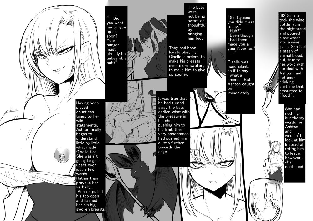 [孝至] 美少女ヴァンパイアに母乳ドリンクバーにされる話 [英訳]