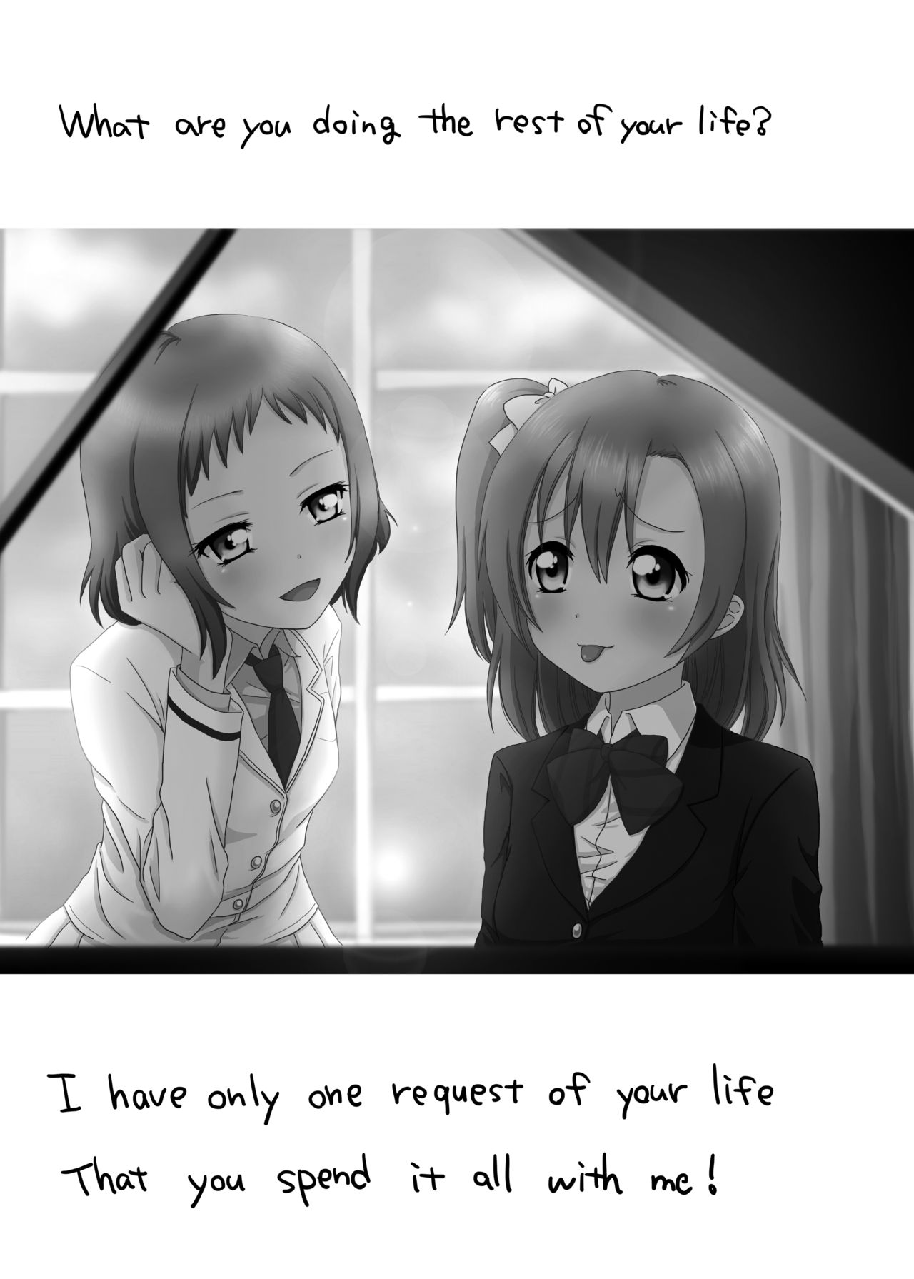 [White Lily (眞白まみ)] What are you doing the rest of your life? (ラブライブ!) [英訳] [DL版]