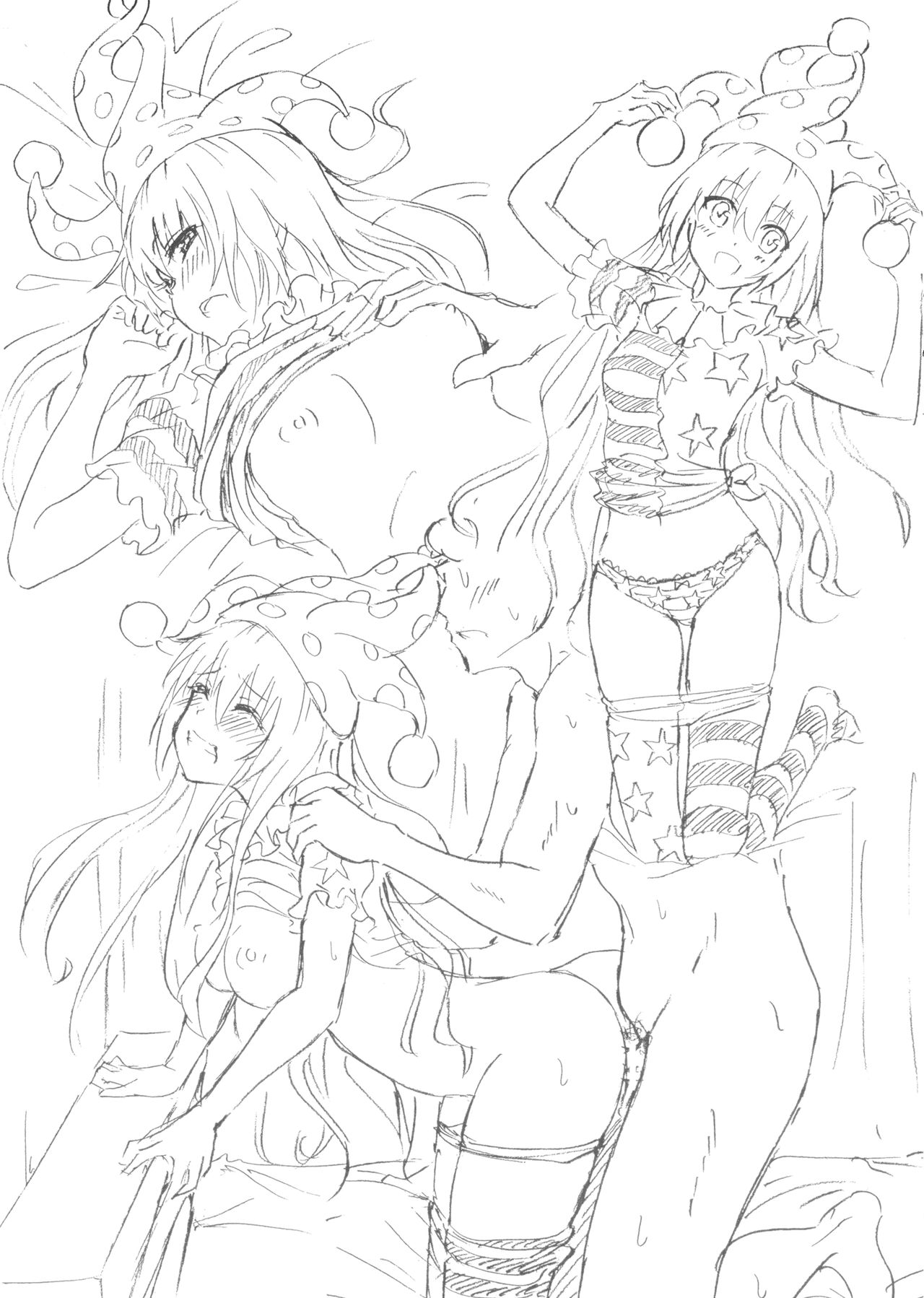 (秋季例大祭3) [かみか堂 (銀曜ハル)] 5ボスのエッチな落書き本 (東方Project)