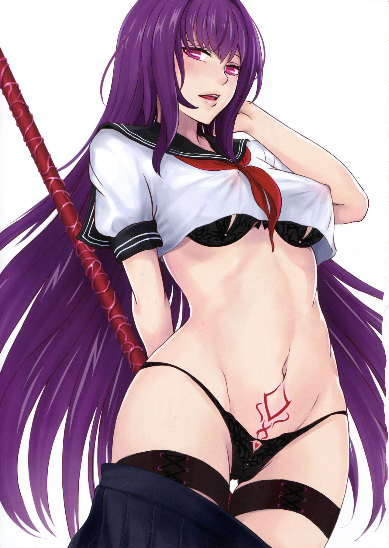 (C91) [少女製薬 (NOGOD)] 黒恋少女 (Fate/Grand Order) [英訳]