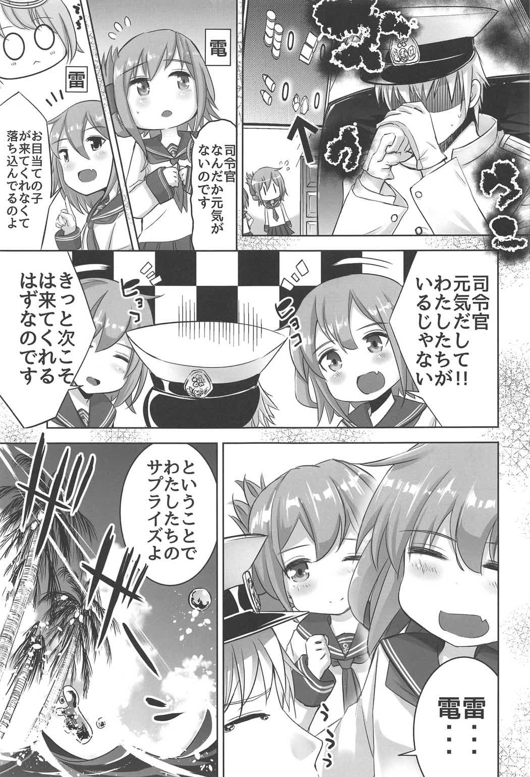 (C91) [はちじかんろーどー (ゴジ)] 雷電ちゃん (艦隊これくしょん -艦これ-)