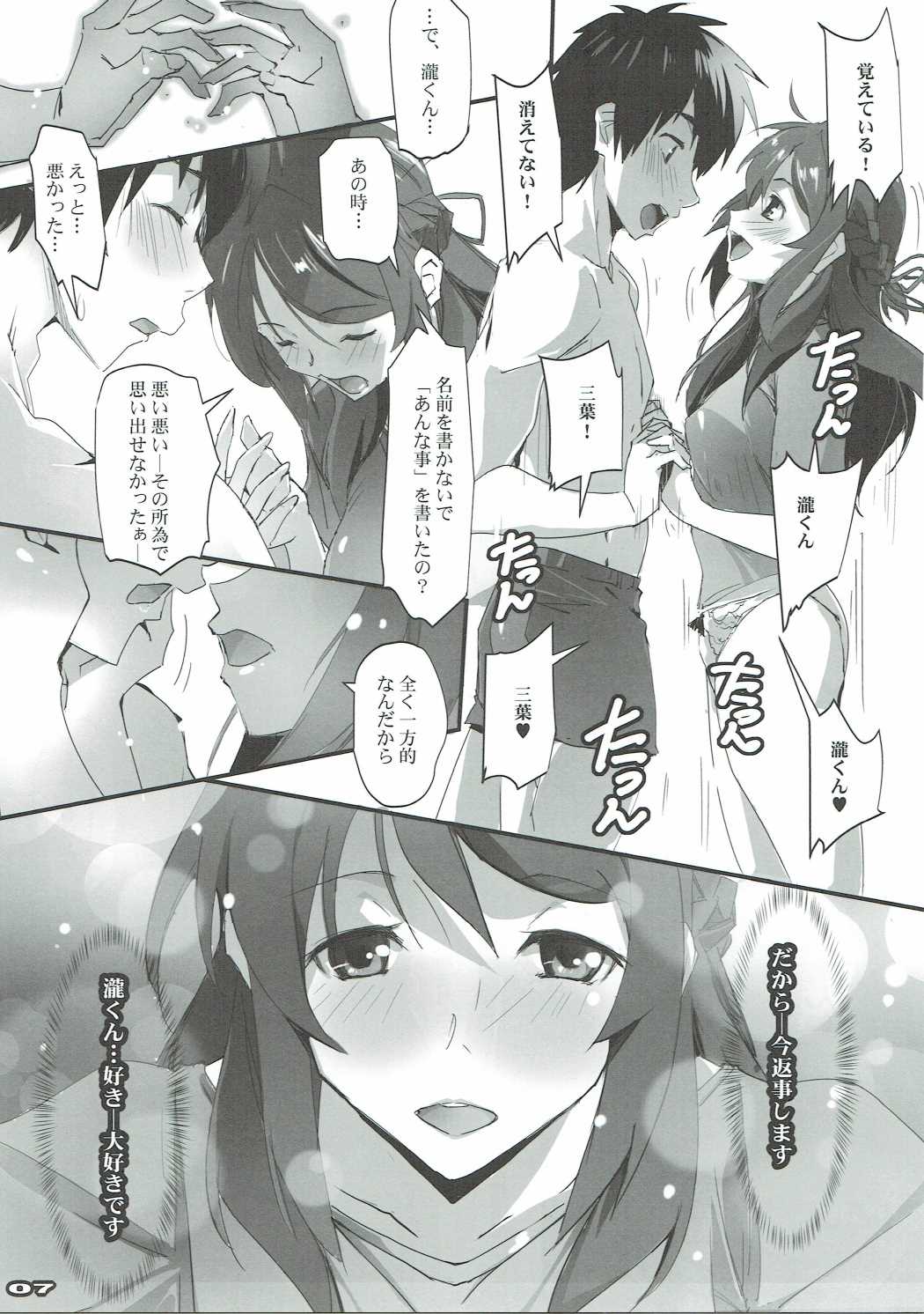 (サンクリ2016 Autumn) [流石堂 (流ひょうご)] キミのアフター。 (君の名は。)