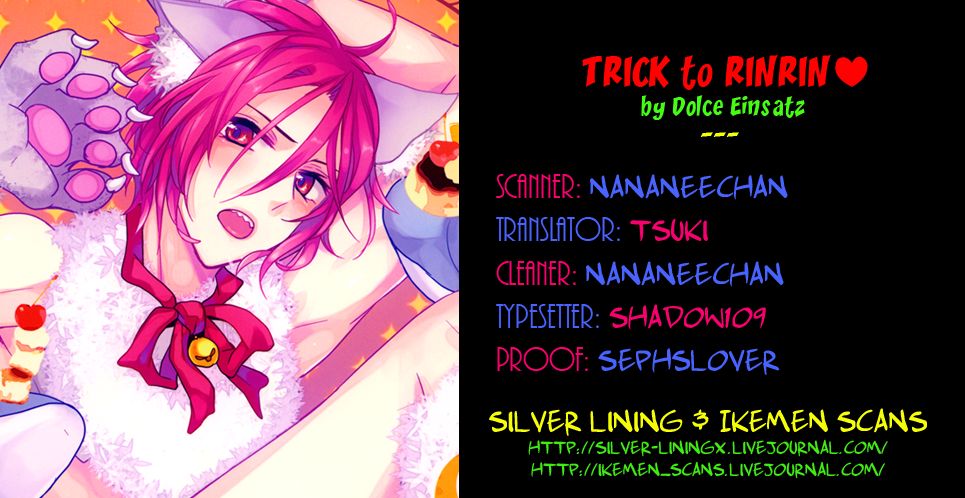 [Dolce Einsatz (トモエキコ)] TRICK to RINRIN (Free!) [英訳]