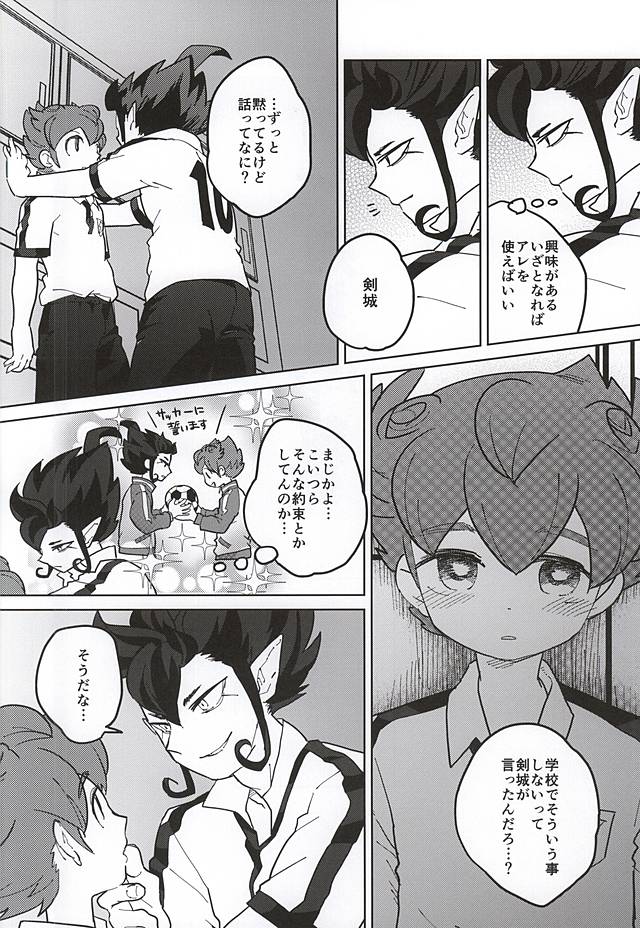 (LEVELCOMPLEX) [root7 (root7)] オレと剣城とにせ剣城 (イナズマイレブンGO)