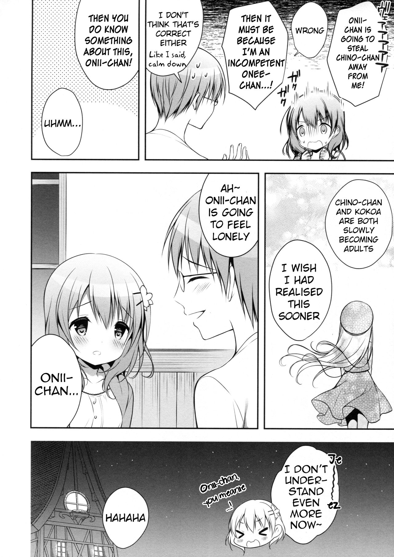 (C90) [CHOCOLATE CUBE (三輪フタバ)] チノちゃんはご執心 ココア√ (ご注文はうさぎですか？) [英訳]
