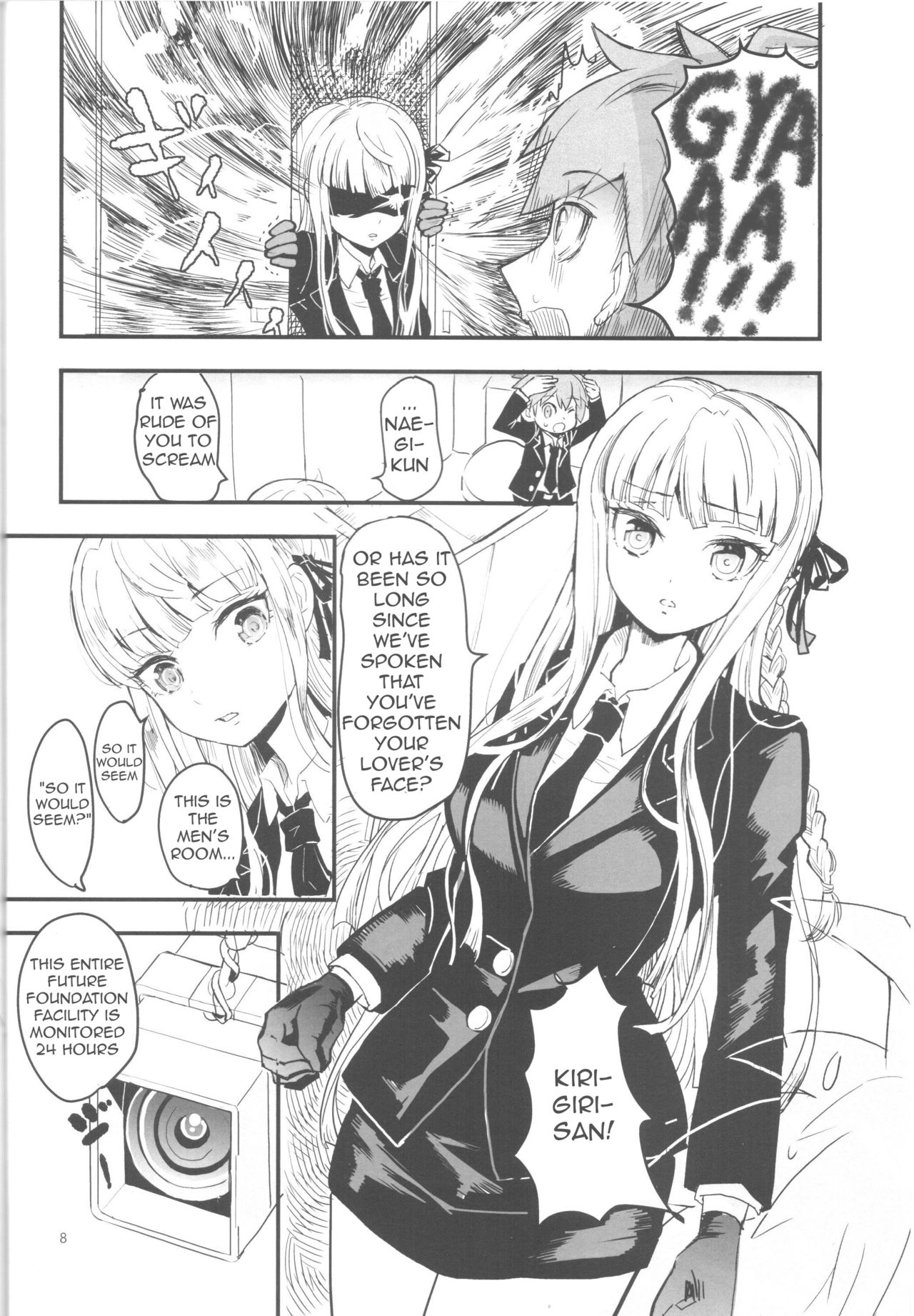 (C87) [ピコソレノドン (322g)] 密室で軽卒 (ダンガンロンパ) [英訳]
