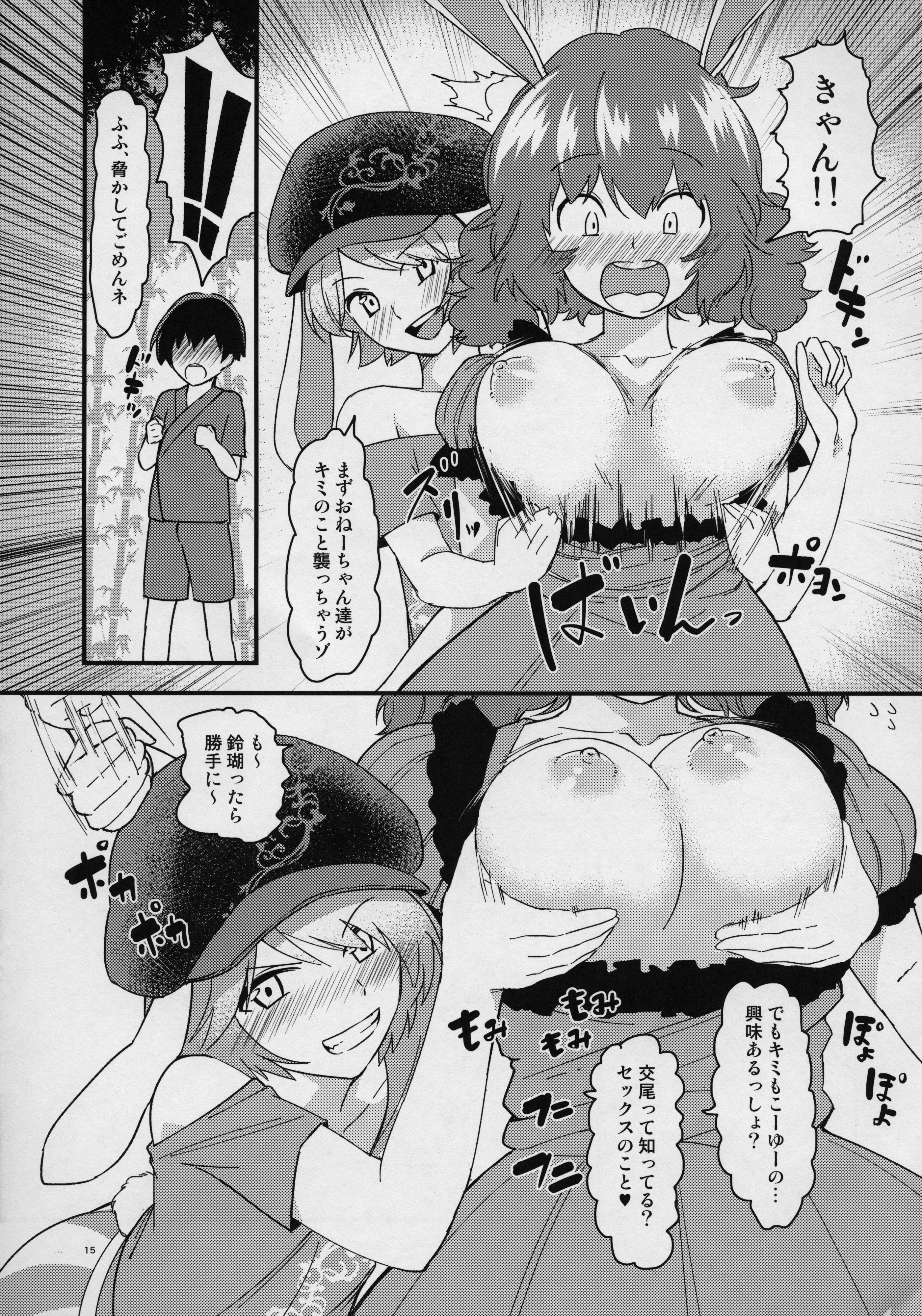 (例大祭13) [こもりきり。 (卯林)] うさぎうさぎナニみてはねる (東方Project)