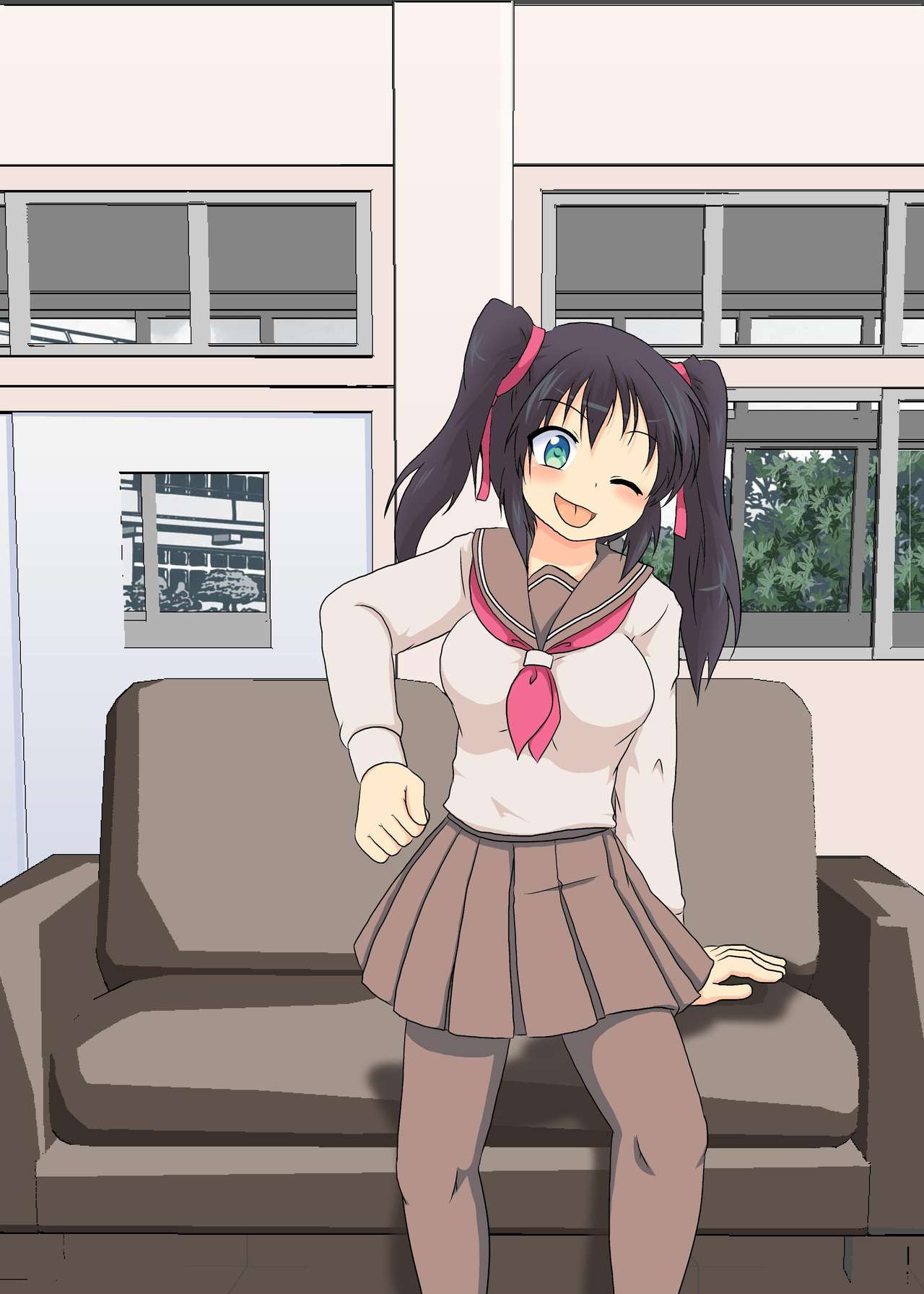 [あめしょー (三日月ネコ)] 女の子に憑依するCG