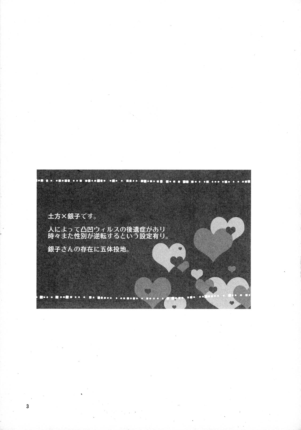 (CC大阪104) [メガロマニアリビドー (天堂一也)] 銀子さんを愛で倒す本。2 (銀魂)