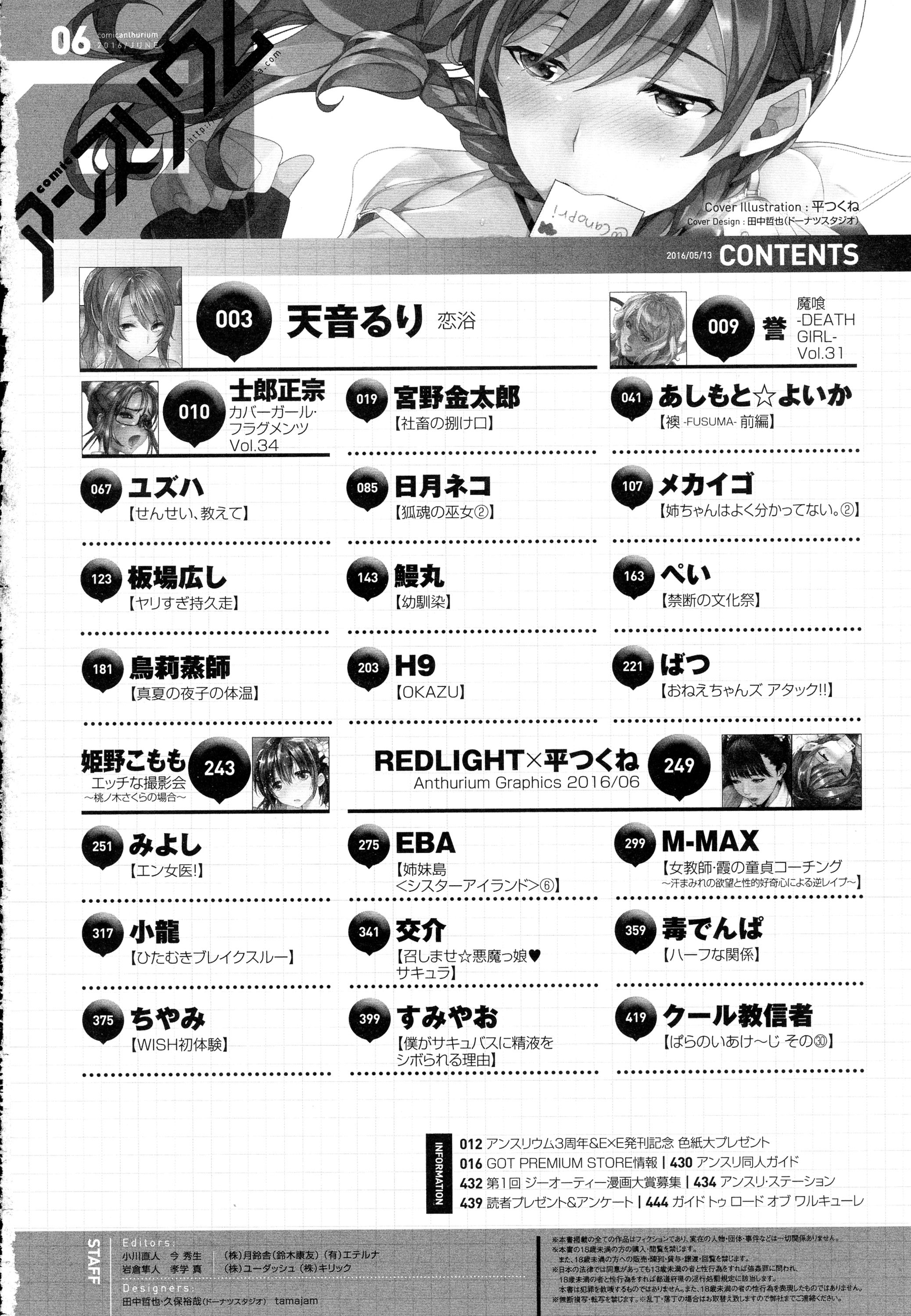 COMIC アンスリウム 2016年6月号