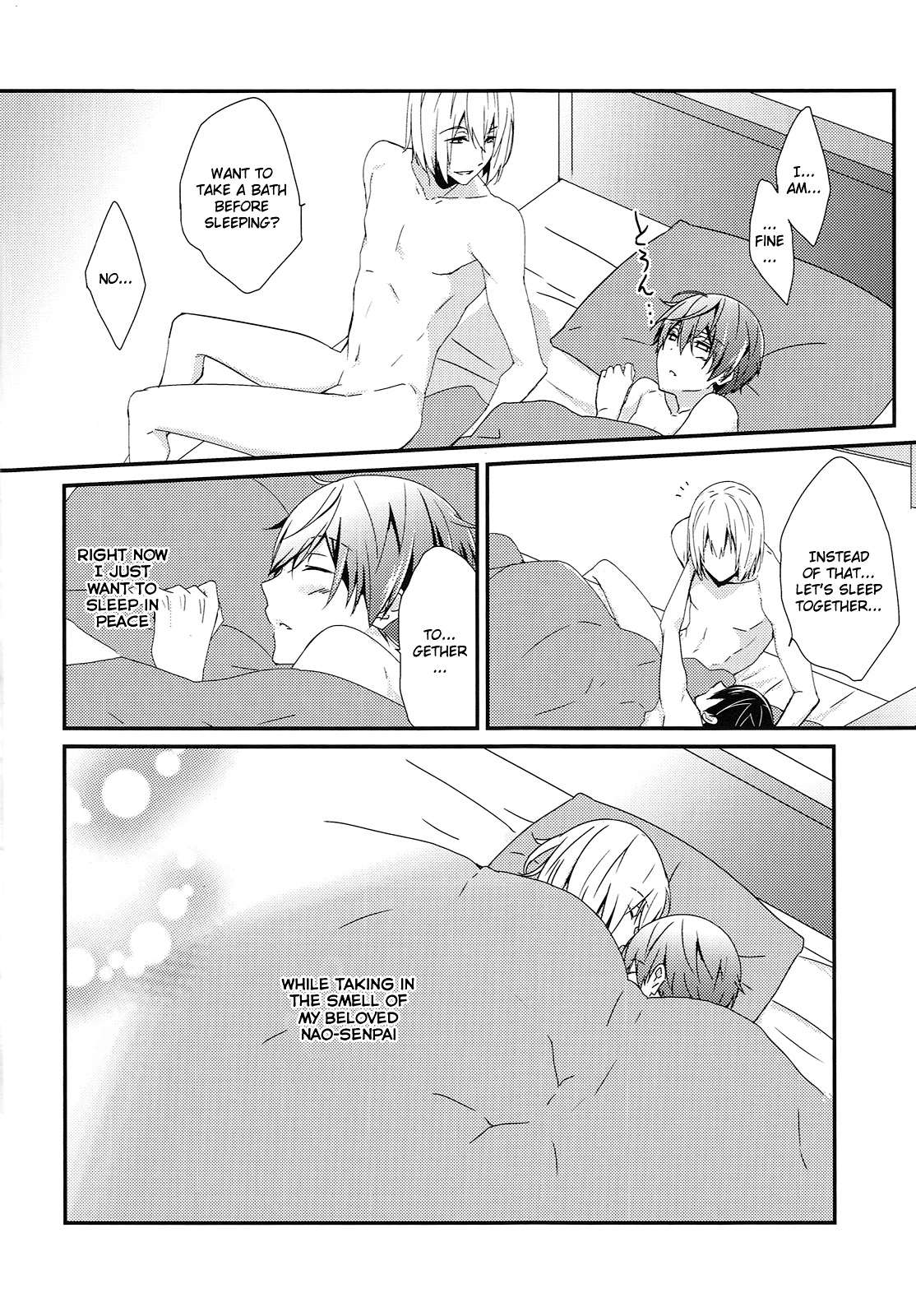 (Splash!Hi2) [ハニカム・アイスクリーム (ゆずる)] 芳芬の坩堝 (ハイ☆スビード! Free! Starting Days) [英訳]