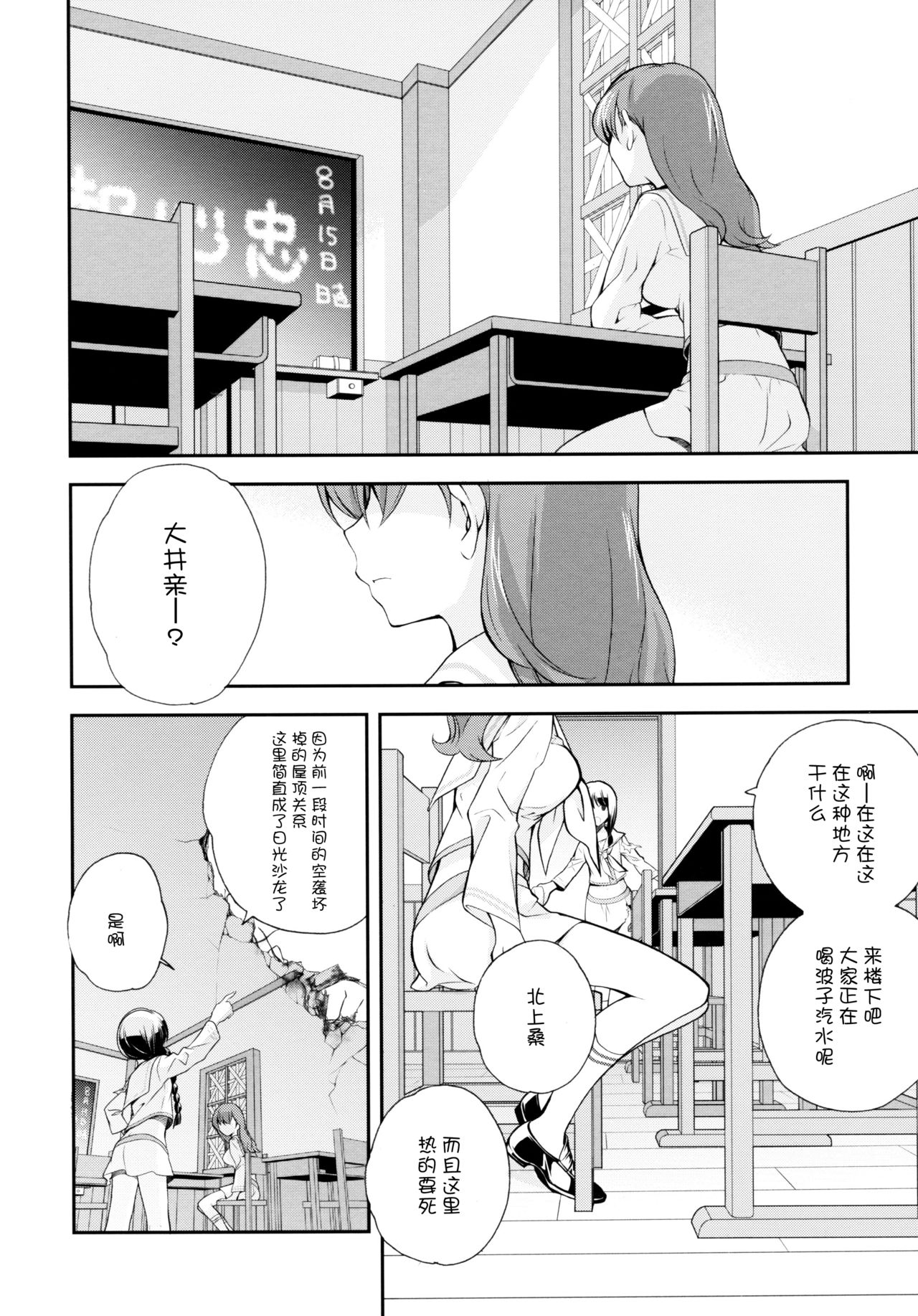 (C87) [共月邸 (宮下未紀)] 北上のいちばん長い日 (艦隊これくしょん -艦これ-) [中国翻訳]