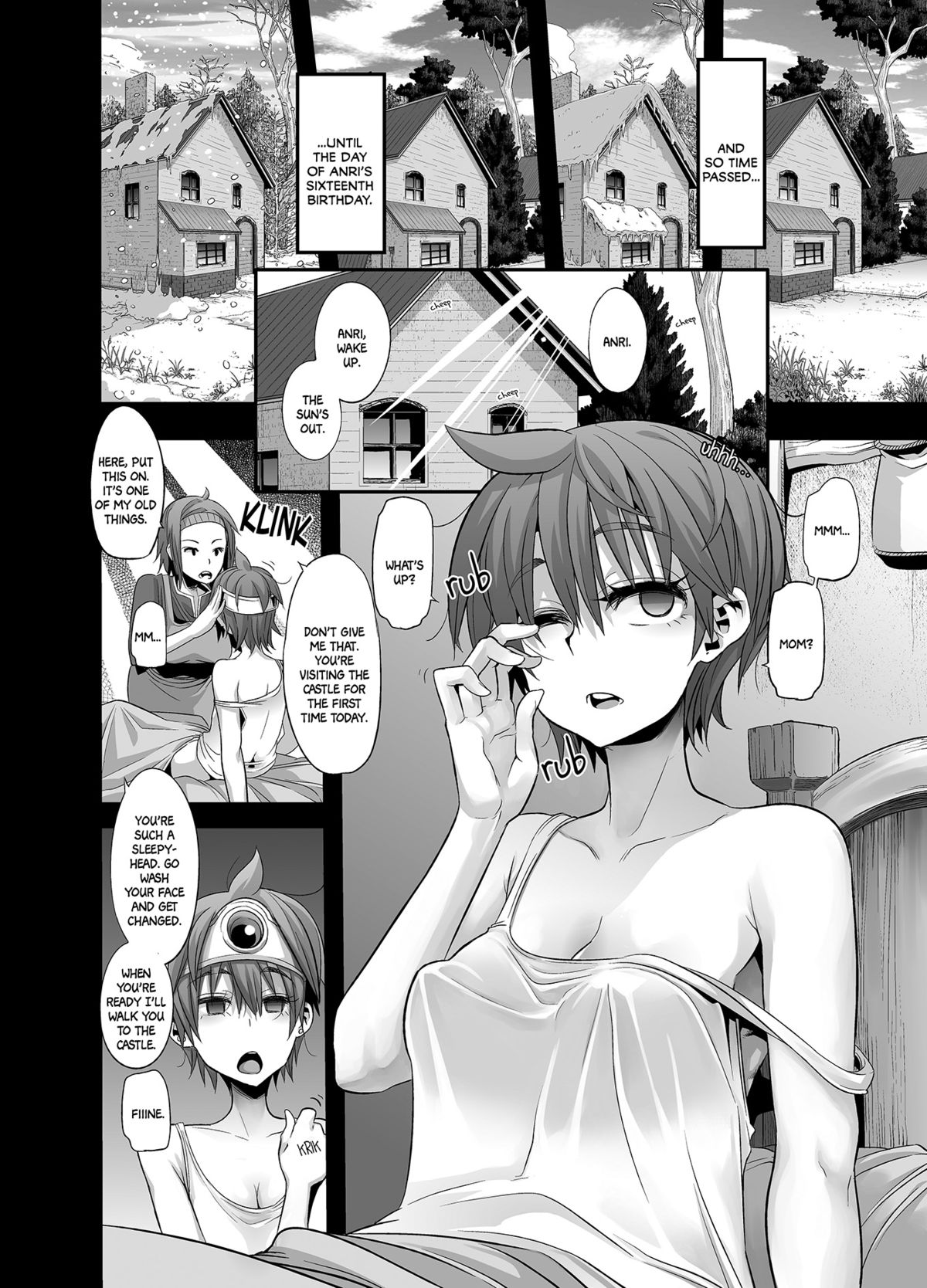 [DA HOOTCH (新堂エル)] 女ゆうしゃノ旅 (ドラゴンクエストIII) [英訳] [DL版]