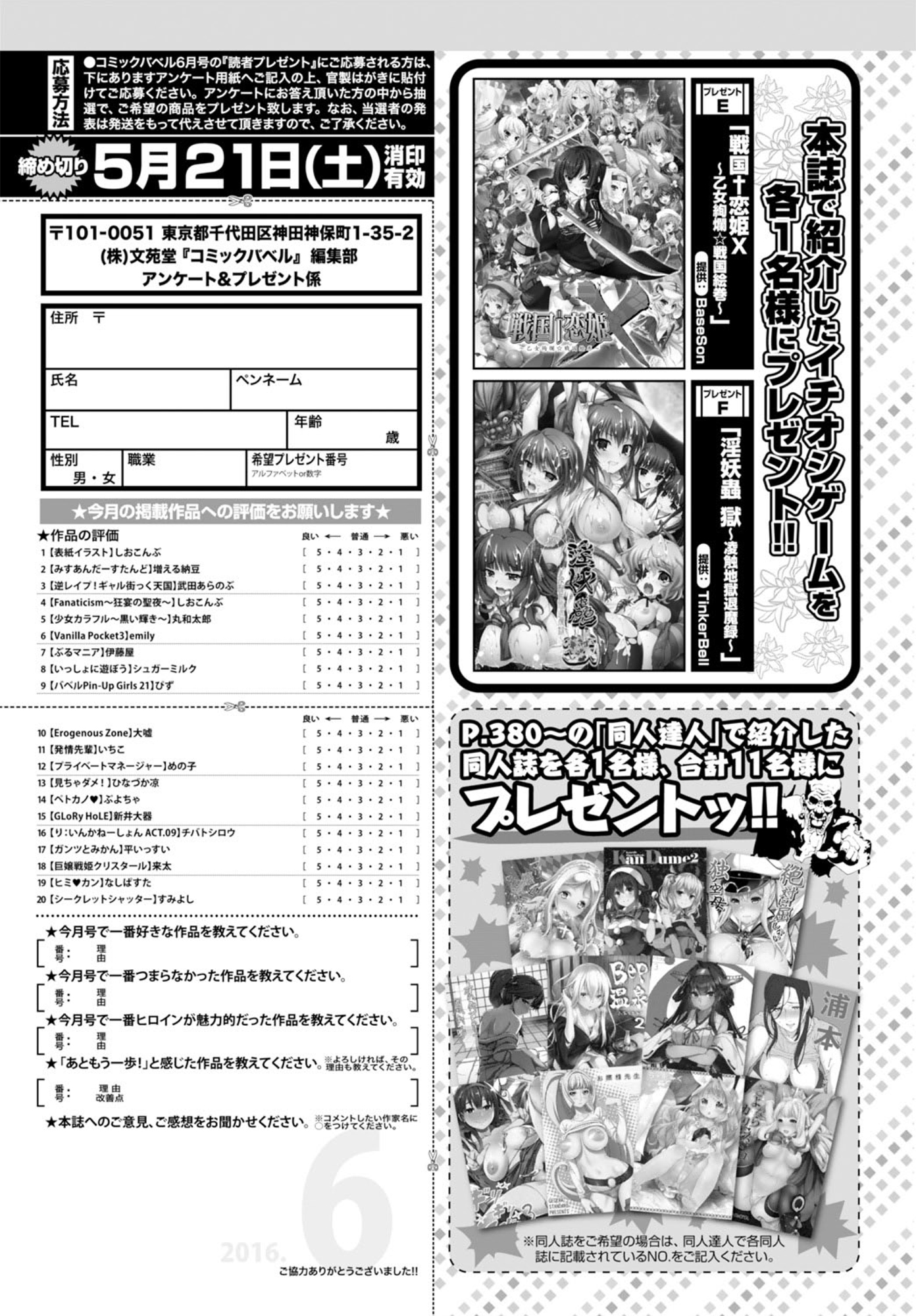 COMIC BAVEL 2016年6月号 [DL版]