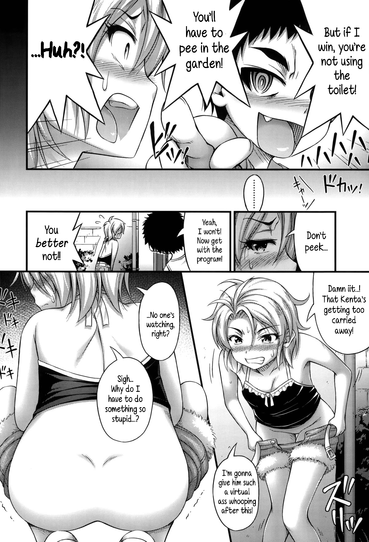 [Noise] Escalation エスカレーしょん (ショートパンツの女の子の発育が良すぎる件について) [英訳] [無修正]