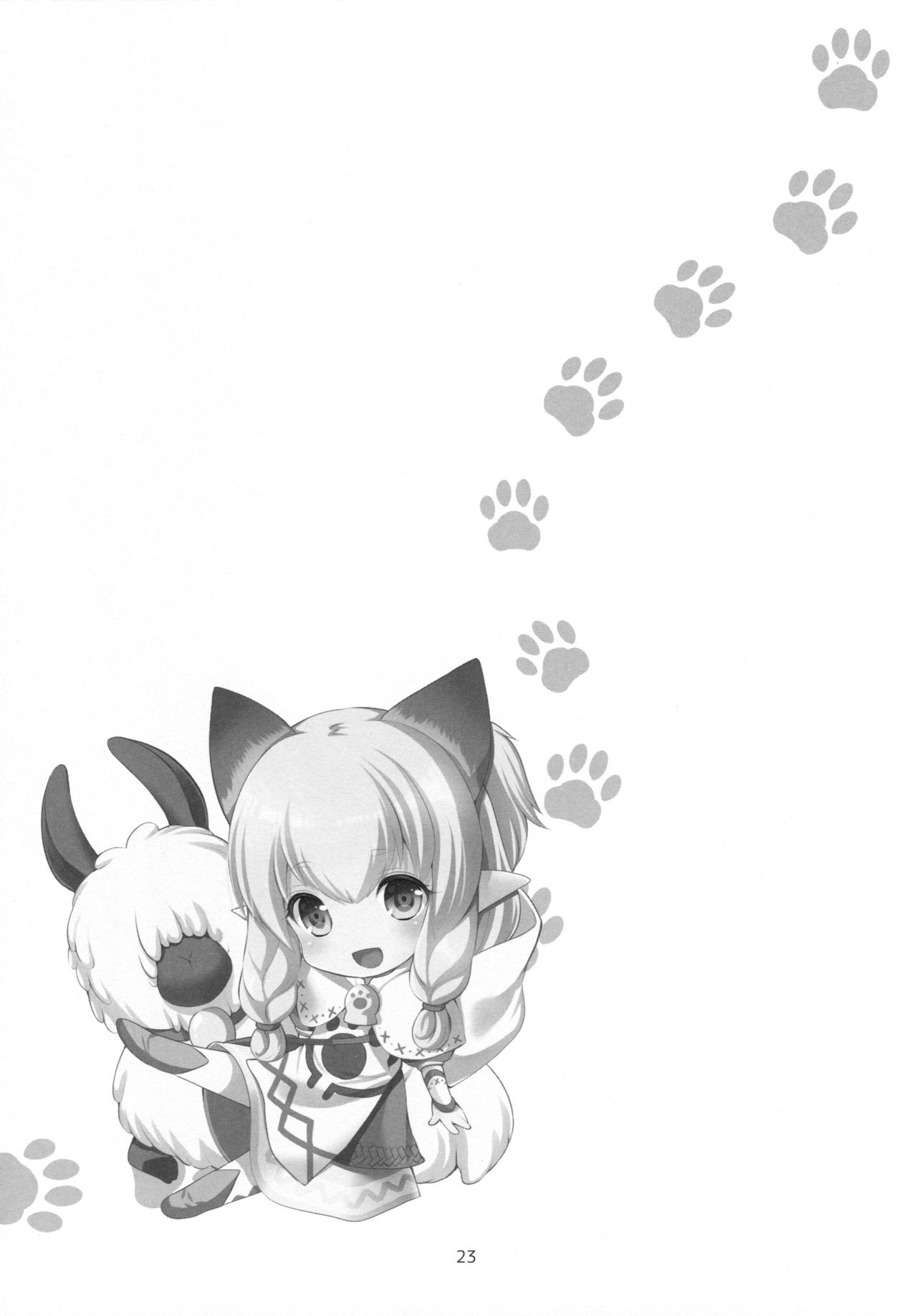 (ガタケット144) [いもむや本舗 - Singleton (あずまゆき)] ネコ嬢inマイハウス (モンスターハンタークロス)