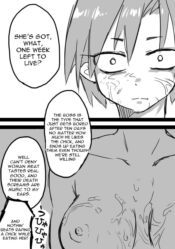 [咲次朗] TS娘＋落書き漫画 [英訳]