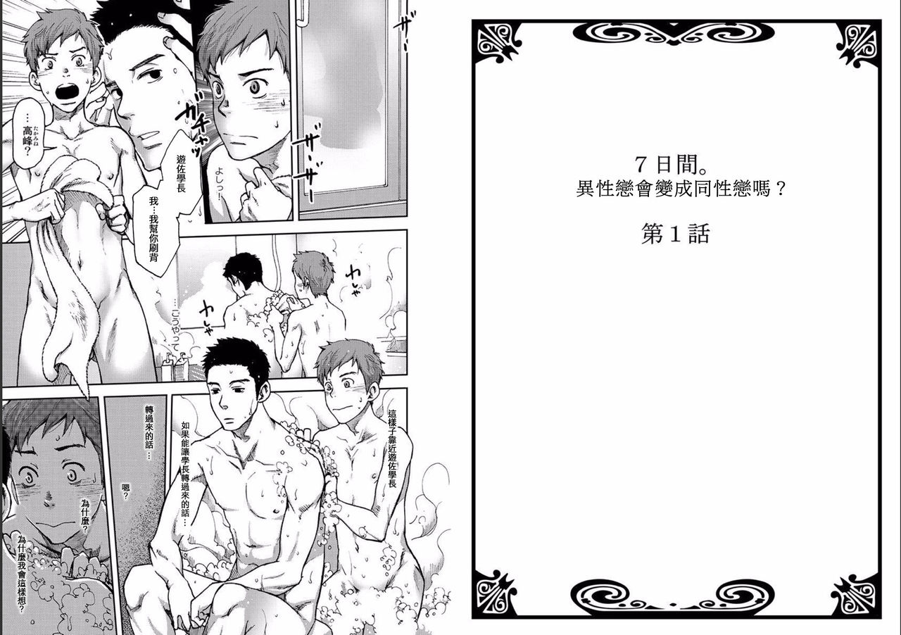 [つくも号] ７日間。～ノンケはゲイに目覚めるか？1 [中国翻訳] [DL版]