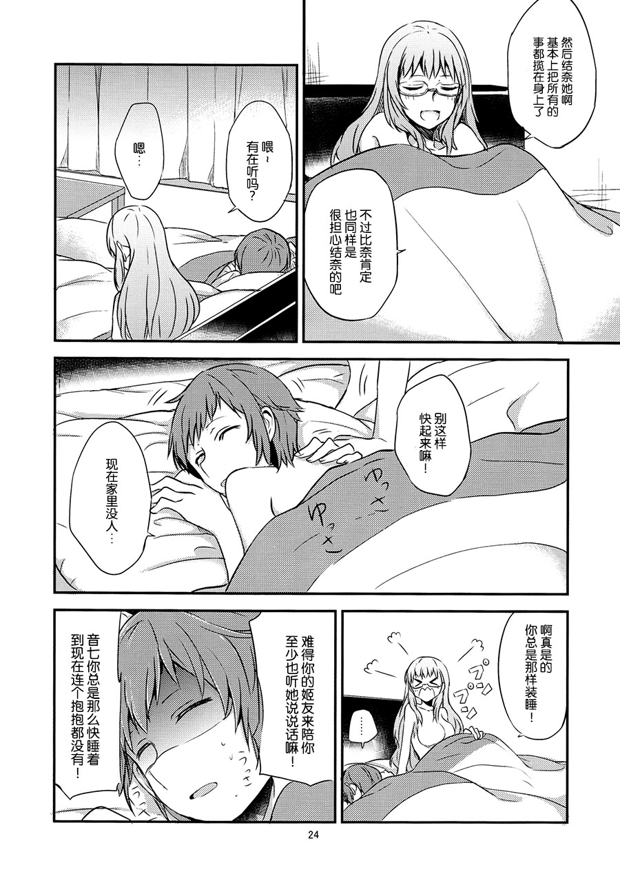 (めざせ!ユリトピア! 2) [畑を耕すだけ (みかん氏、晴太)] ハローメランコリック (屋上の百合霊さん) [中国翻訳]
