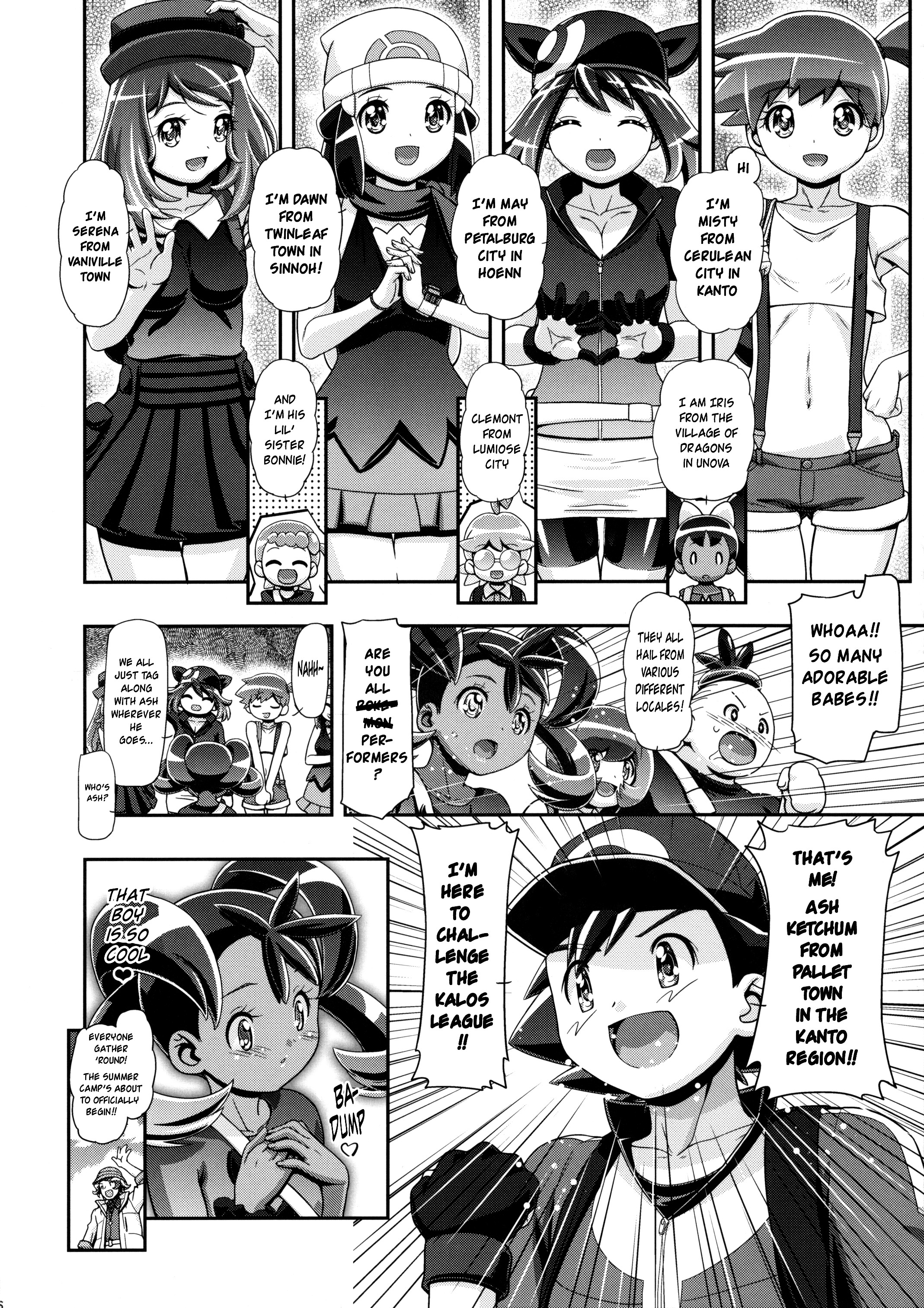 (C87) [ギャンブラー倶楽部 (香坂純)] PM GALS サトシ無双 (ポケットモンスター) [英訳] [無修正]