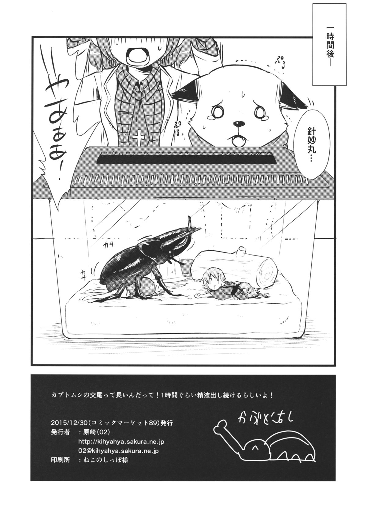 (C89) [02 (原崎)] 針妙丸VSコーカサスオオカブト (東方Project)