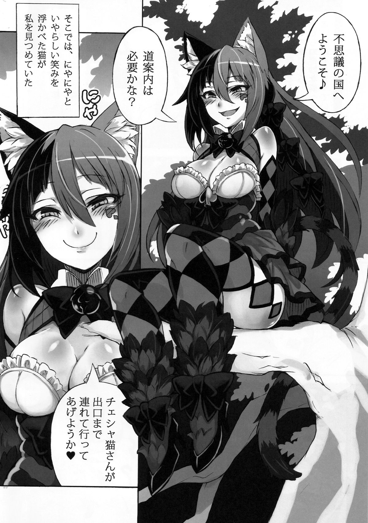 (C89) [クロビネガ (健康クロス)] 魔物娘図鑑・被害報告 ～チェシャ猫のおいでませ不思議の国～