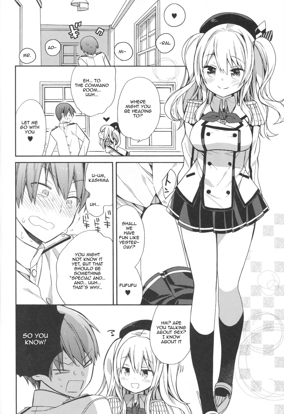 (C89) [ciaociao (あらきかなお)] 鹿島ちゃんの恋愛戦線異常アリ (艦隊これくしょん -艦これ-) [英訳]