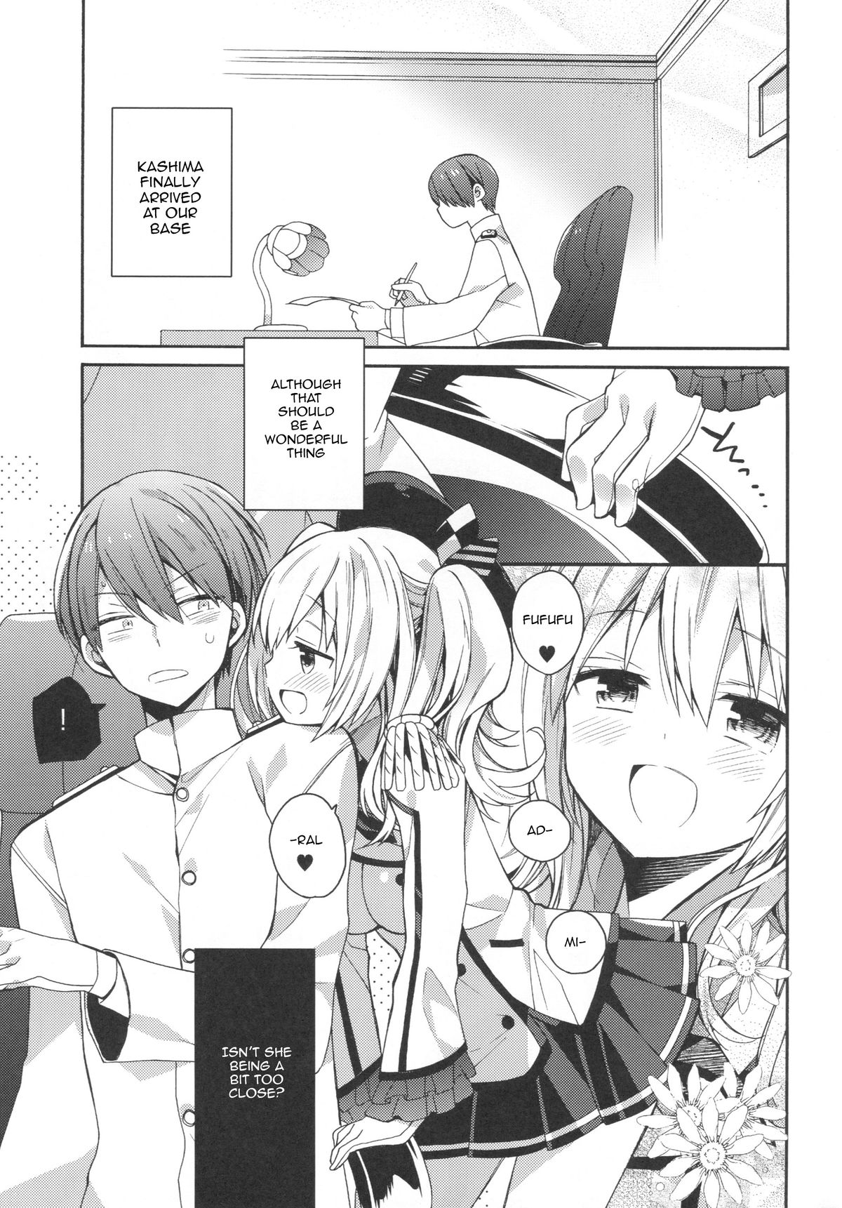(C89) [ciaociao (あらきかなお)] 鹿島ちゃんの恋愛戦線異常アリ (艦隊これくしょん -艦これ-) [英訳]