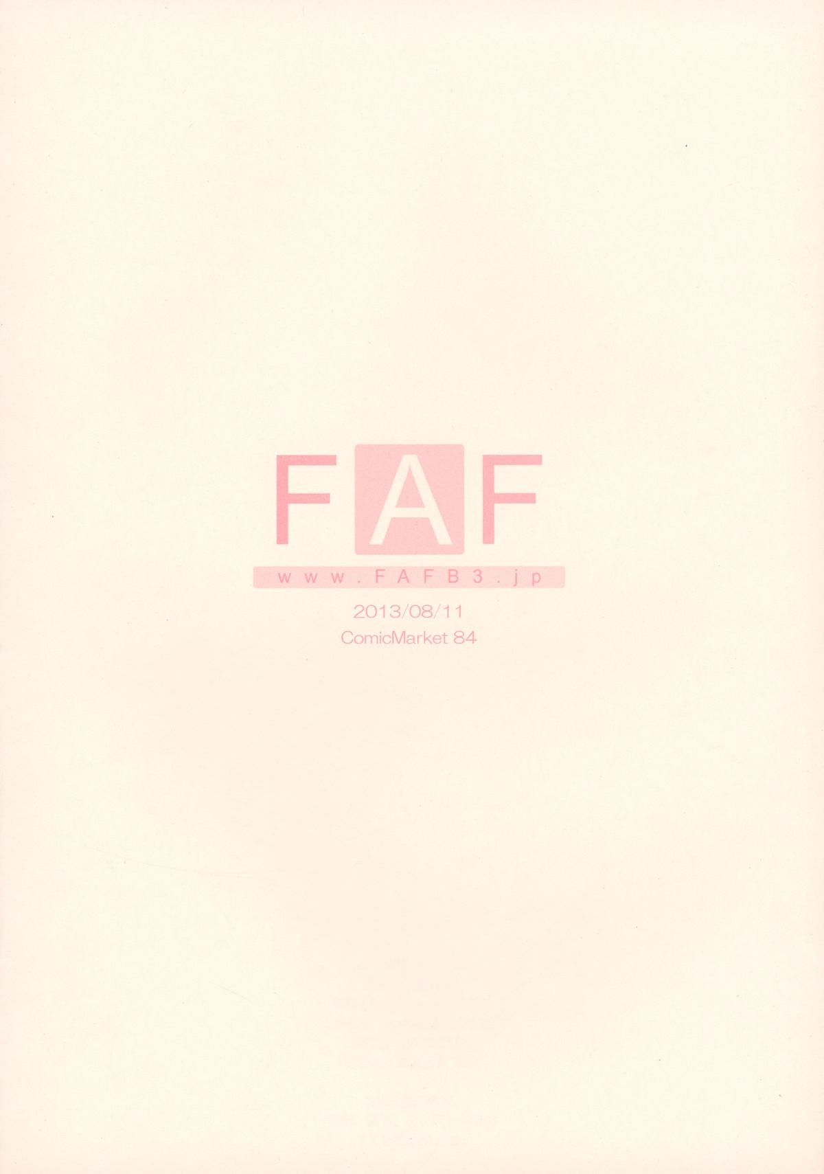 (C84) [FAF (高崎晶)] FAF：C84 (よろず)