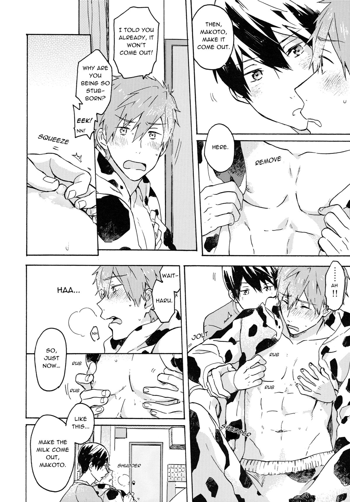 (恋愛シャチュエーション4) [Pesce Rosso (ずっき)] 七瀬くんの探究心 (Free!) [英訳]